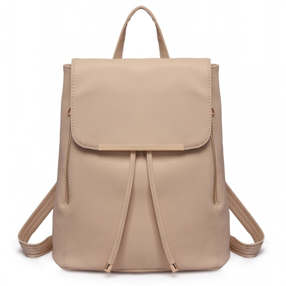 Dámský elegantní batoh Miss Lulu - béžový - 9L