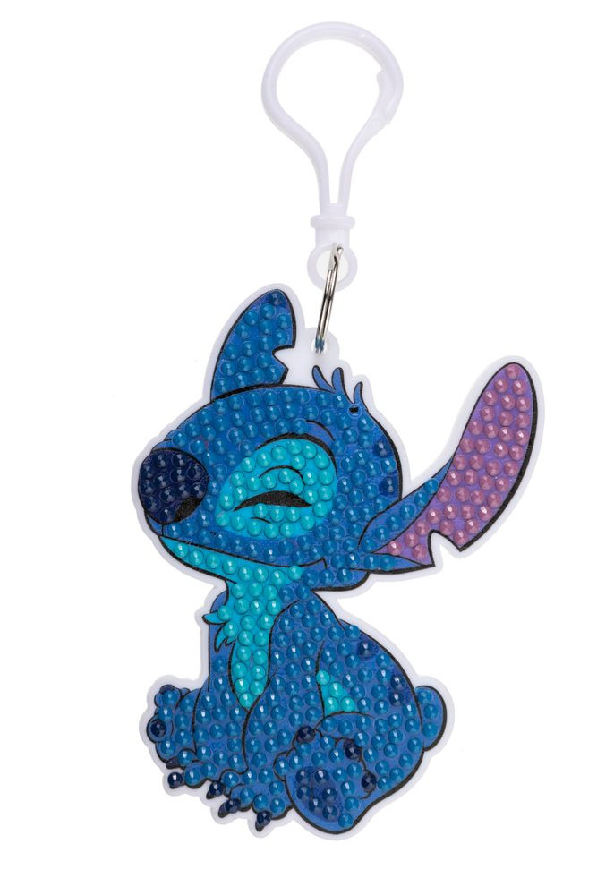 Diamantové malování sada přívěsek na batoh Stitch - 1 ks