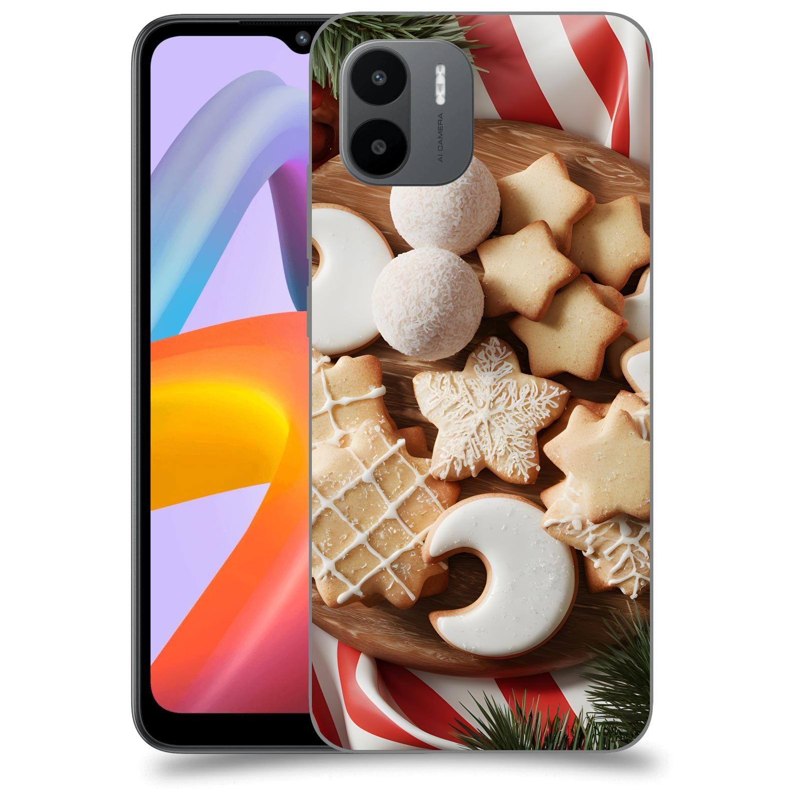 ACOVER Kryt na mobil Xiaomi Redmi A2+ - Vánoční cukroví 2