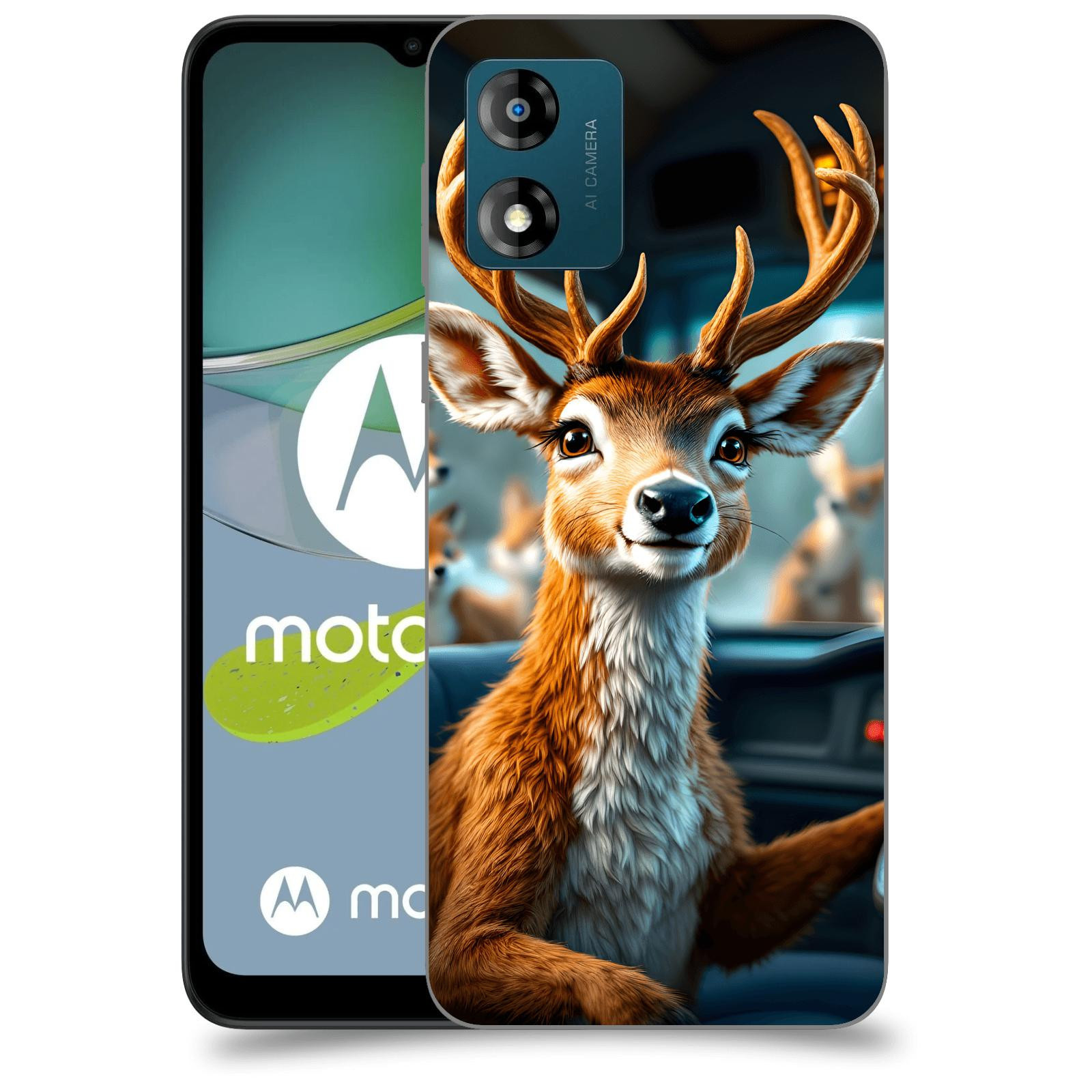 ACOVER Kryt na mobil Motorola Moto E13 - Jelen