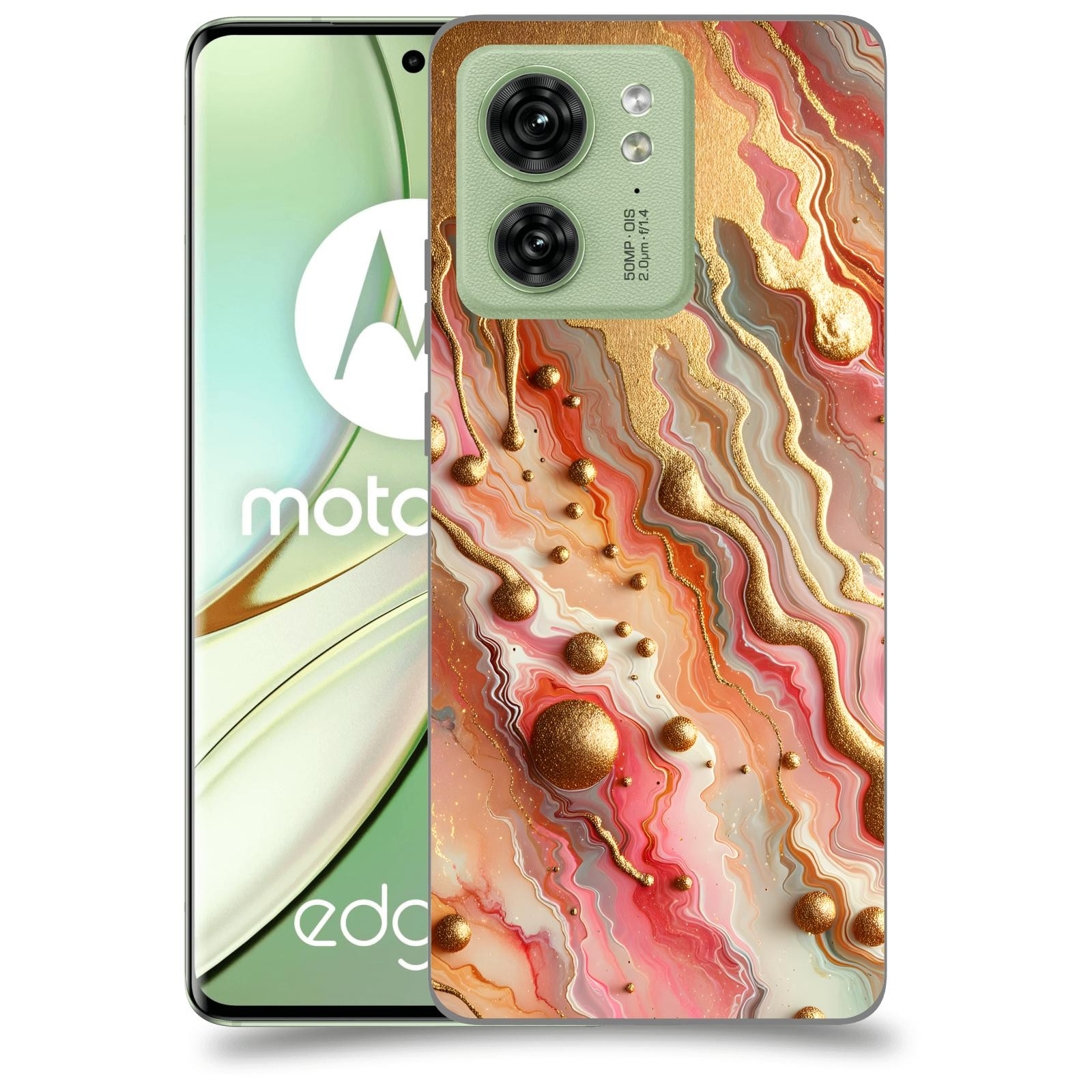 ACOVER Kryt na mobil Motorola EDGE 40 5G - Liquid Gold