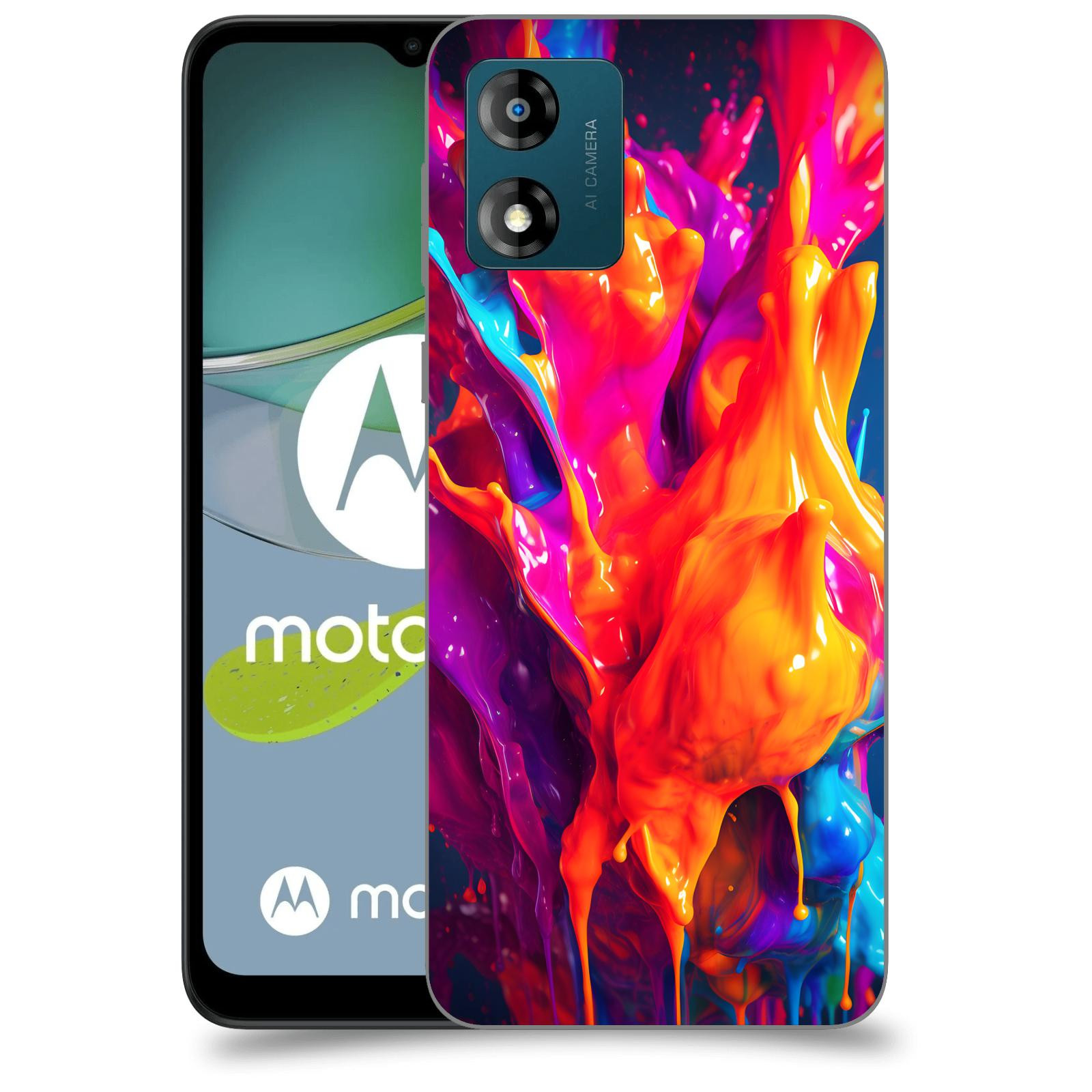 ACOVER Kryt na mobil Motorola Moto E13 - Beautiful Liquid I