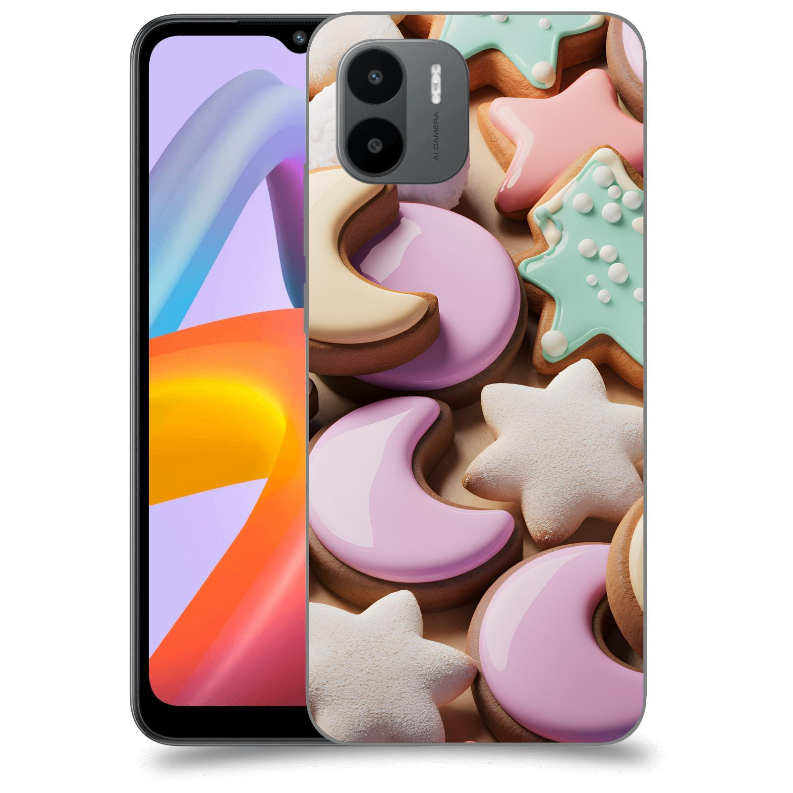 ACOVER Kryt na mobil Xiaomi Redmi A2+ - Vánoční cukroví
