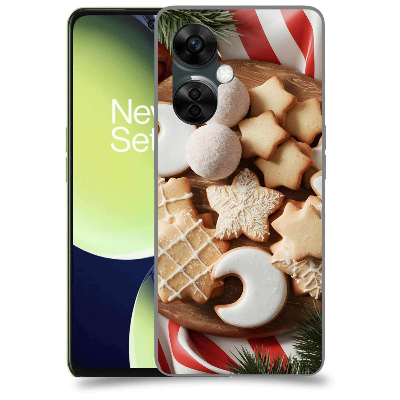 ACOVER Kryt na mobil OnePlus Nord CE 3 Lite 5G - Vánoční cukroví 2