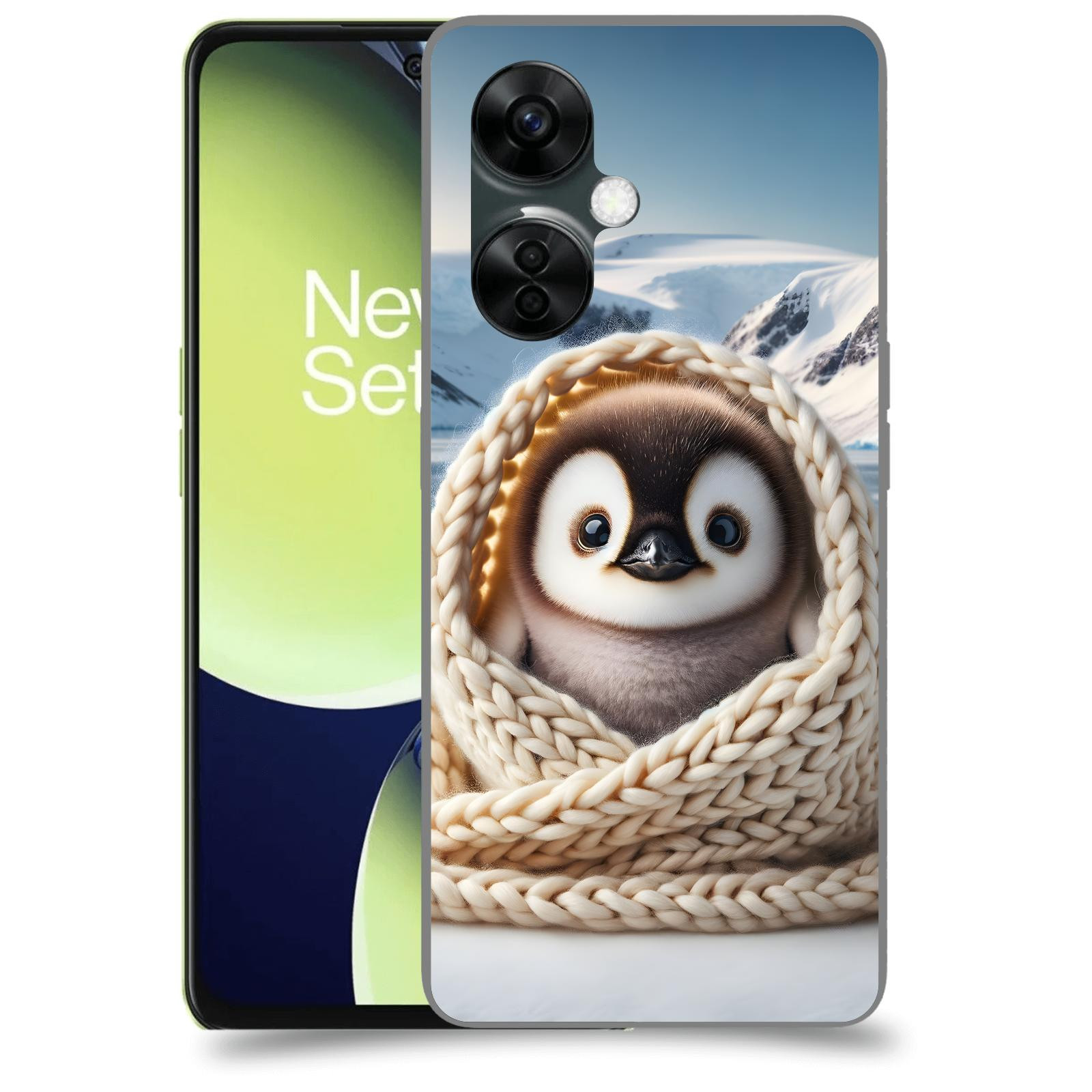 ACOVER Kryt na mobil OnePlus Nord CE 3 Lite 5G - Tučňák