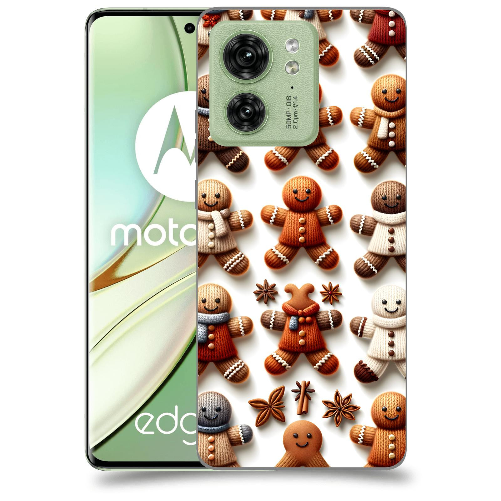 ACOVER Kryt na mobil Motorola EDGE 40 5G - Perníčky 2