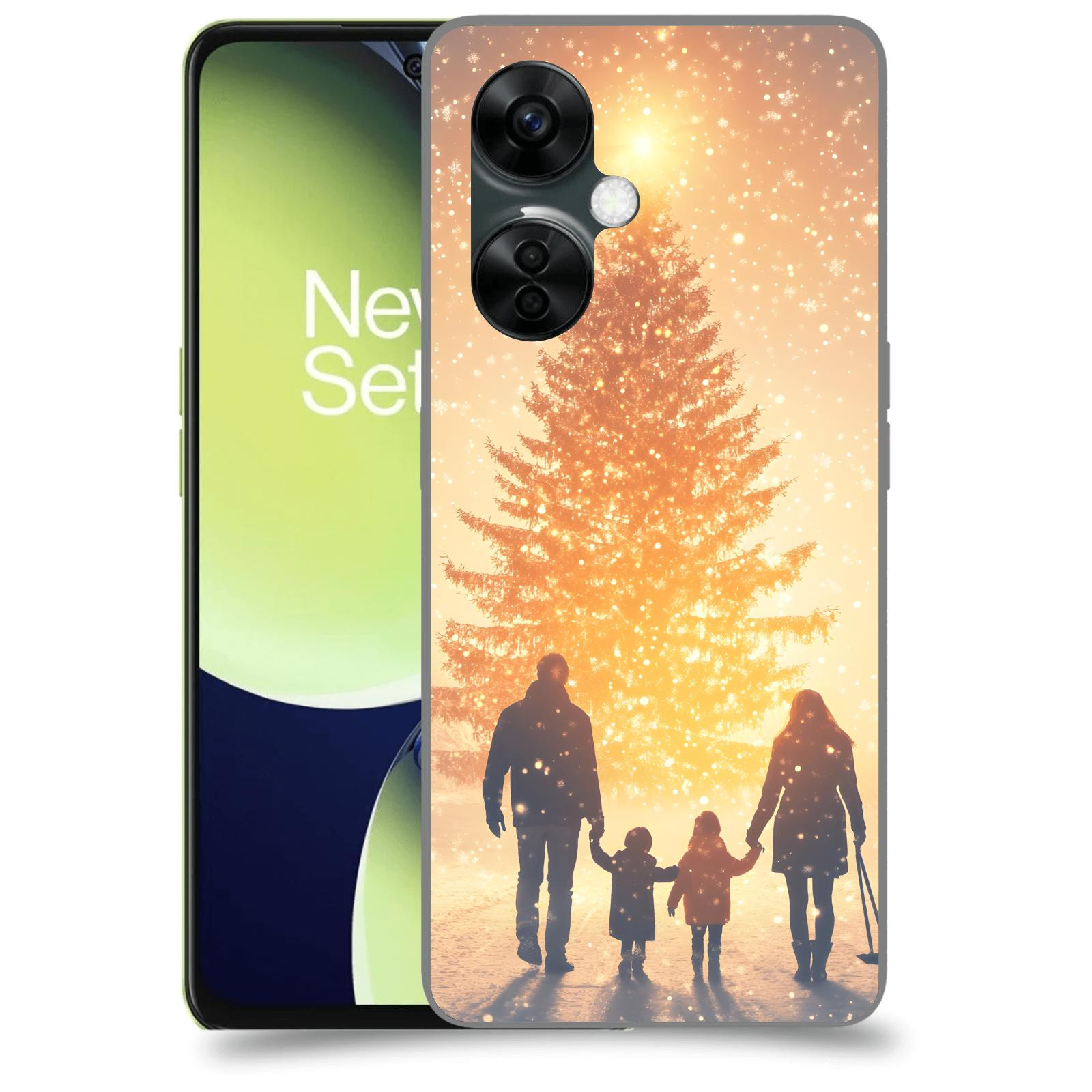 ACOVER Kryt na mobil OnePlus Nord CE 3 Lite 5G - Family at the Christmas tree