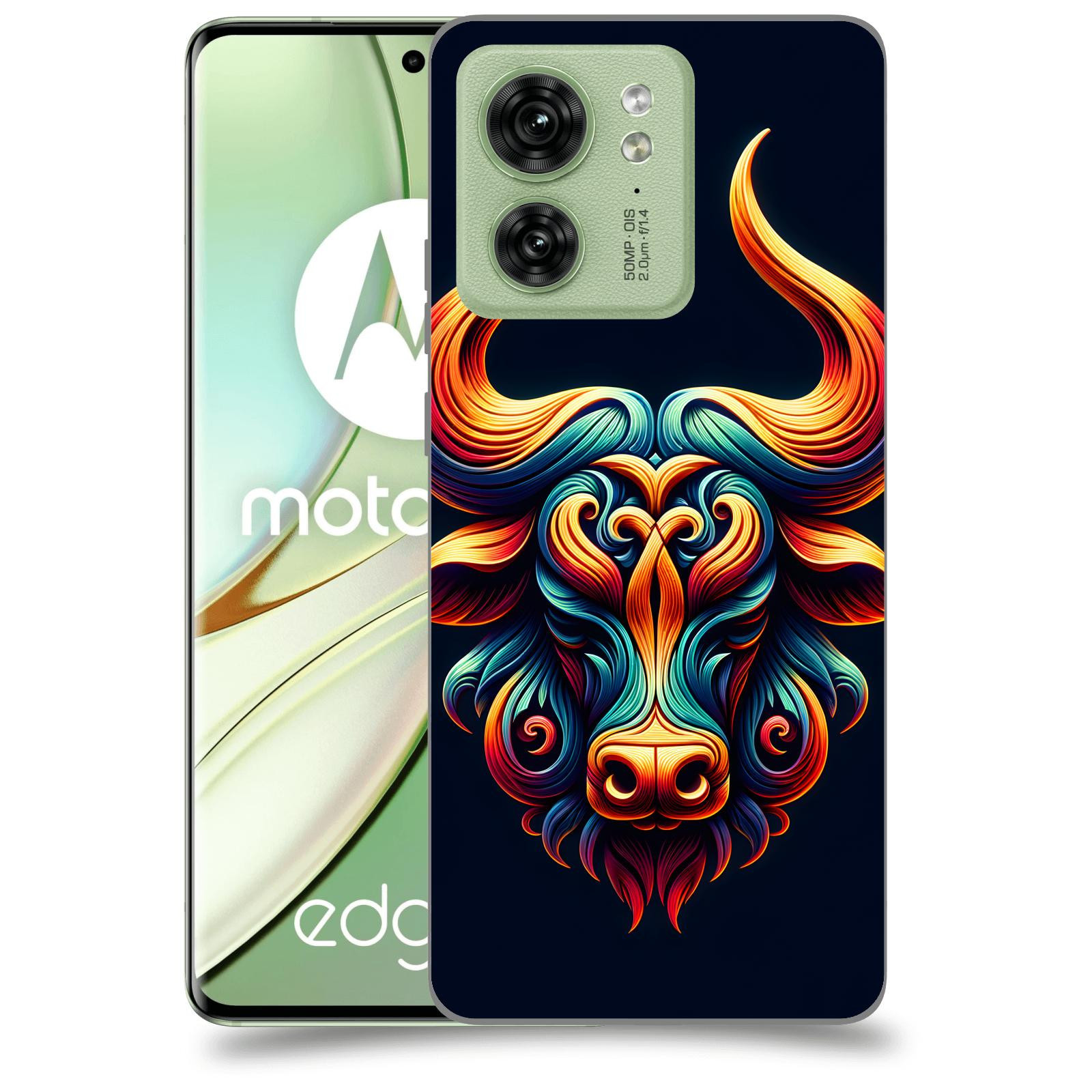 ACOVER Kryt na mobil Motorola EDGE 40 5G - Býk