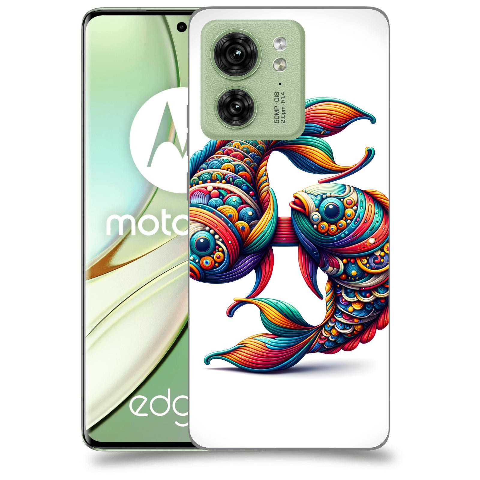 ACOVER Kryt na mobil Motorola EDGE 40 5G - Ryby 2