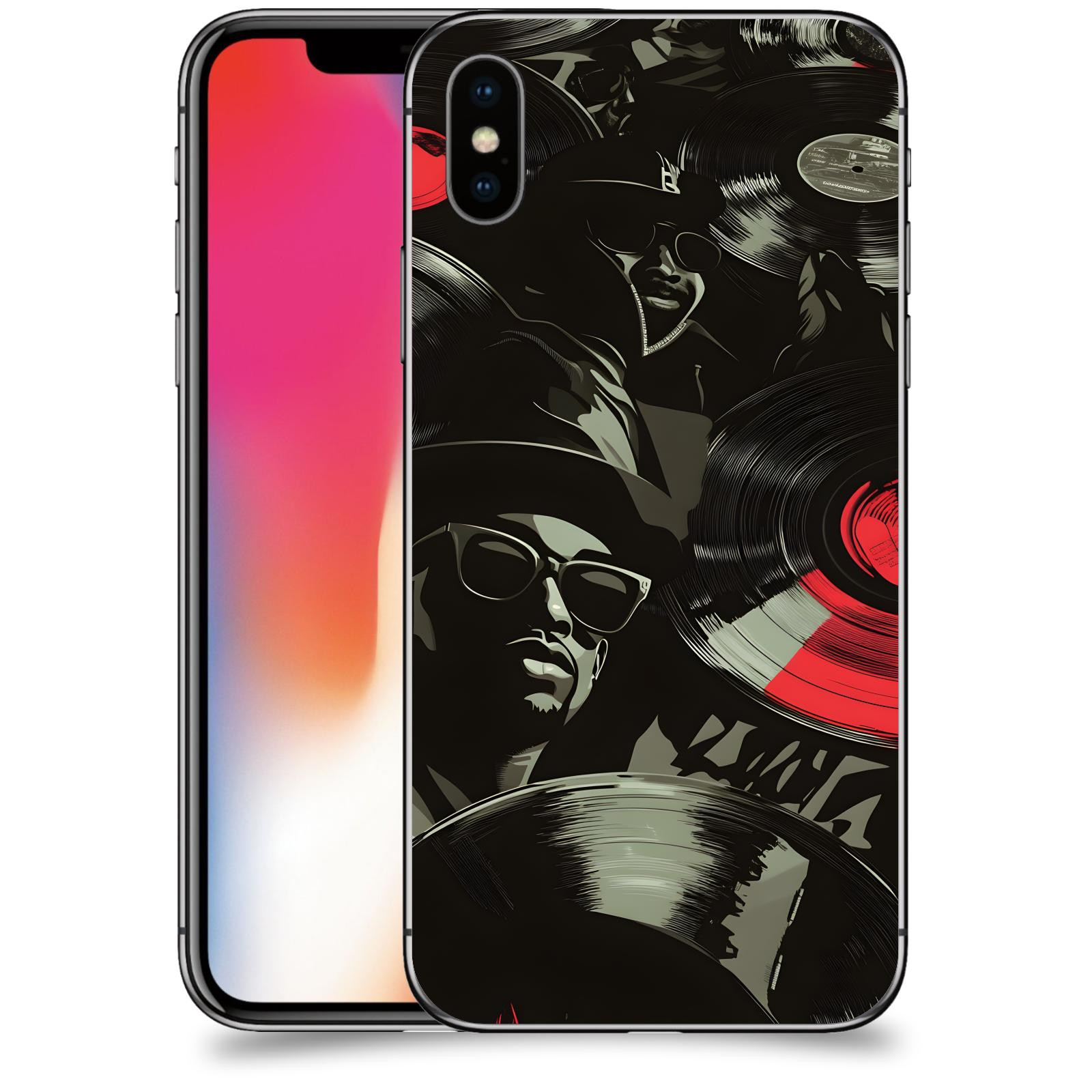 ACOVER Kryt na mobil Apple iPhone X/XS - Vinyl record 2