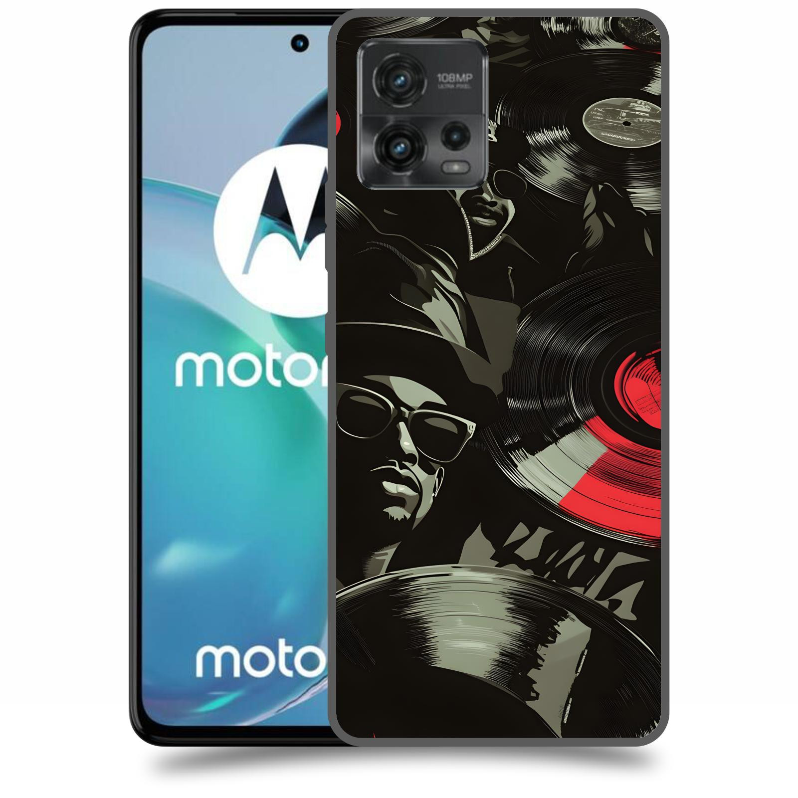 ACOVER Kryt na mobil Motorola Moto G72 - Vinyl record 2