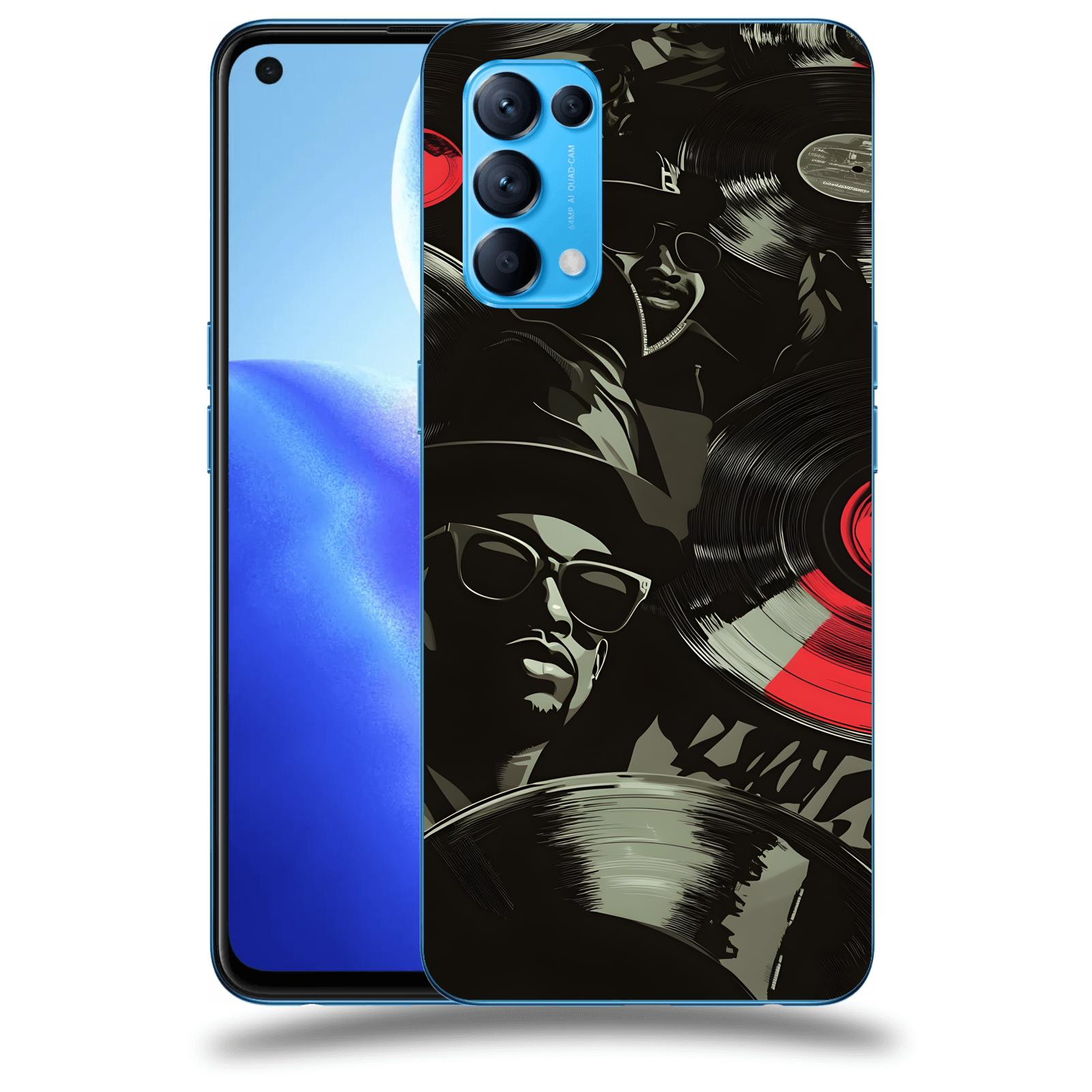 ACOVER Kryt na mobil OPPO Reno 5 5G - Vinyl record 2
