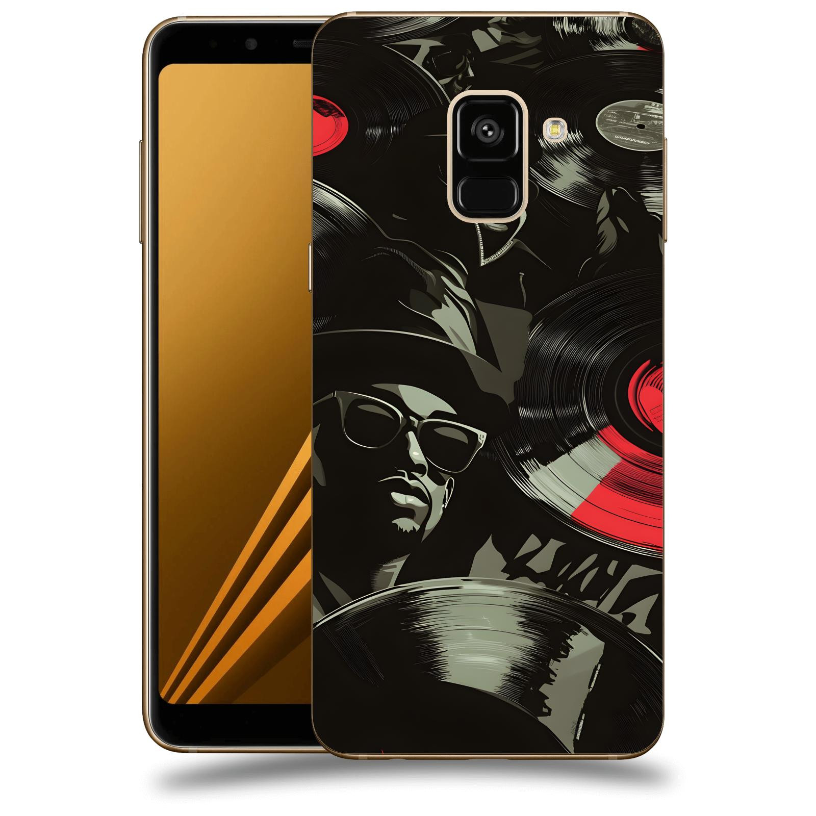 ACOVER Kryt na mobil Samsung Galaxy A8 2018 A530F - Vinyl record 2