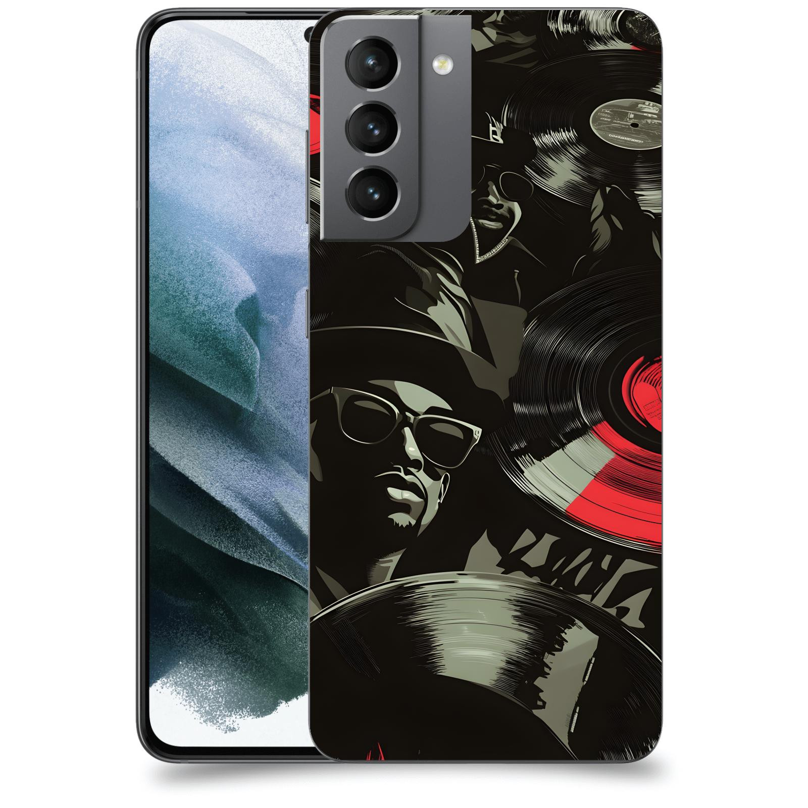 ACOVER Kryt na mobil Samsung Galaxy S21 G991B - Vinyl record 2