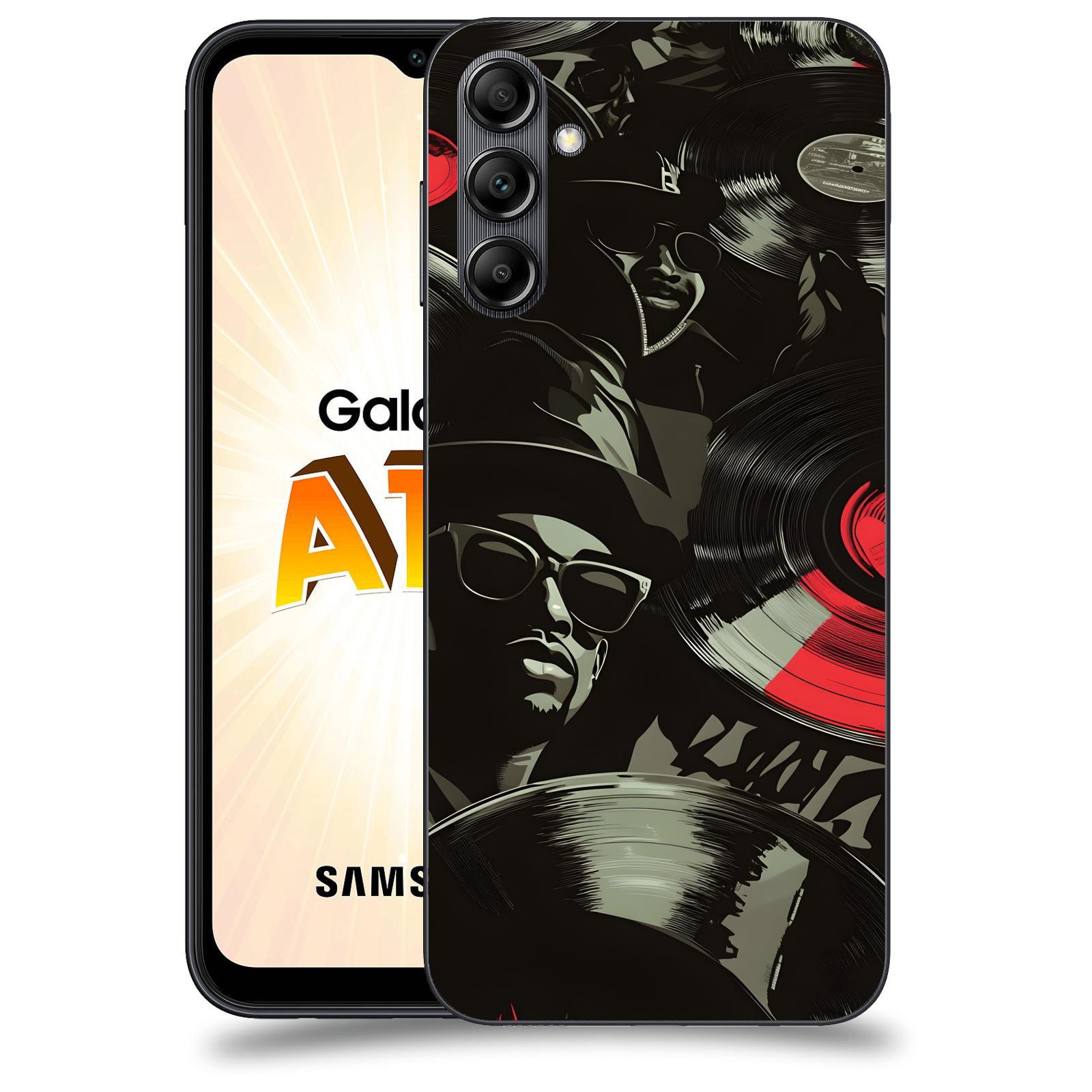 ACOVER Kryt na mobil Samsung Galaxy A14 LTE - Vinyl record 2