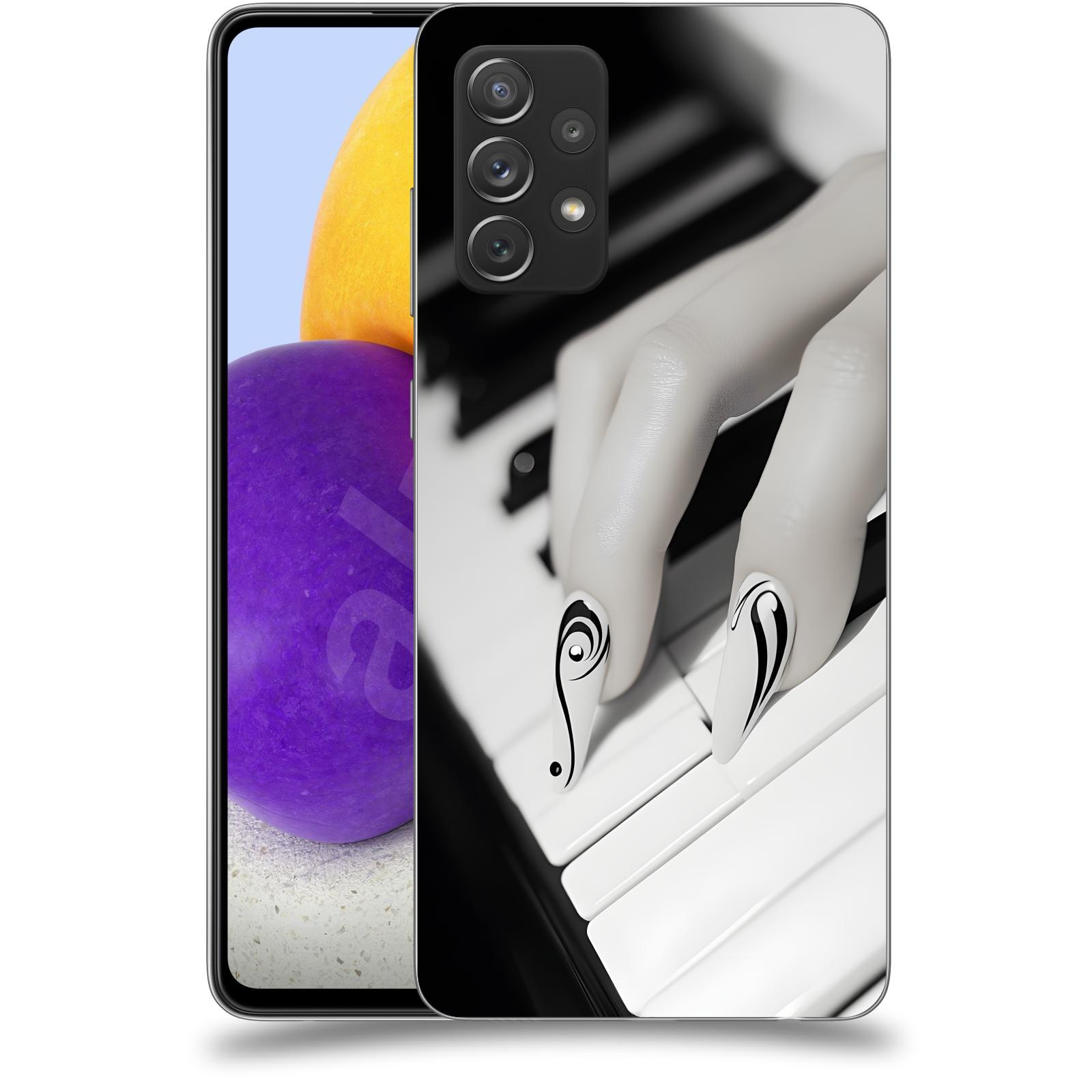 ACOVER Kryt na mobil Samsung Galaxy A72 A725F - Piano
