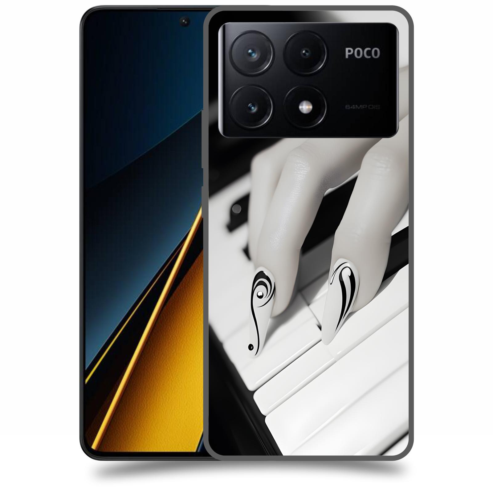 ACOVER Kryt na mobil Poco X6 Pro 5G - Piano