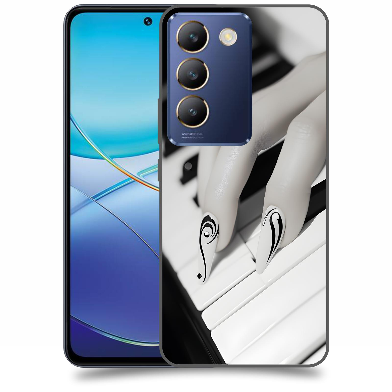 ACOVER Kryt na mobil Vivo V40SE - Piano