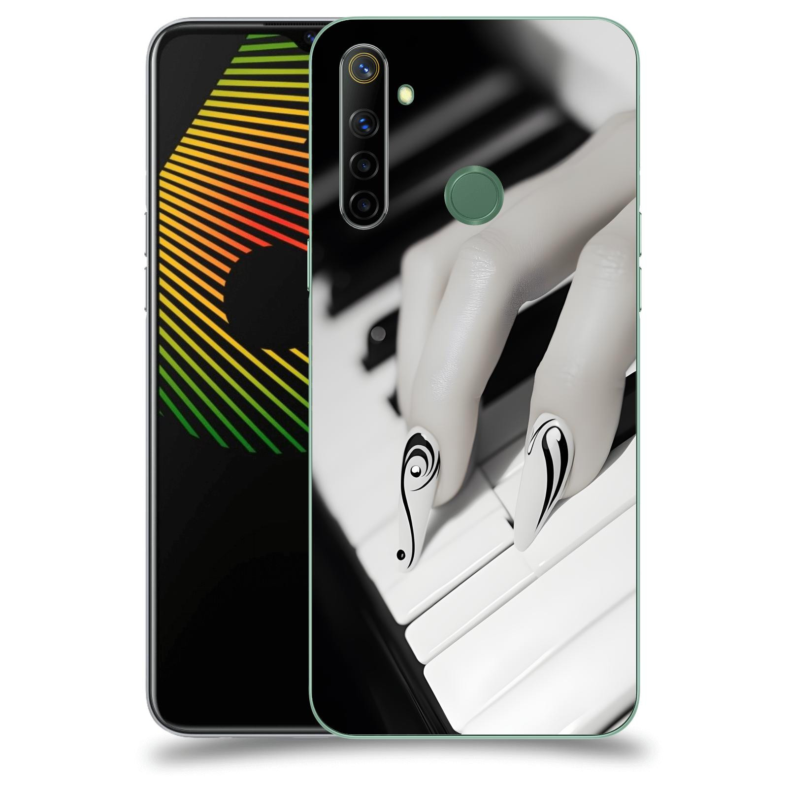 ACOVER Kryt na mobil Realme 6i - Piano