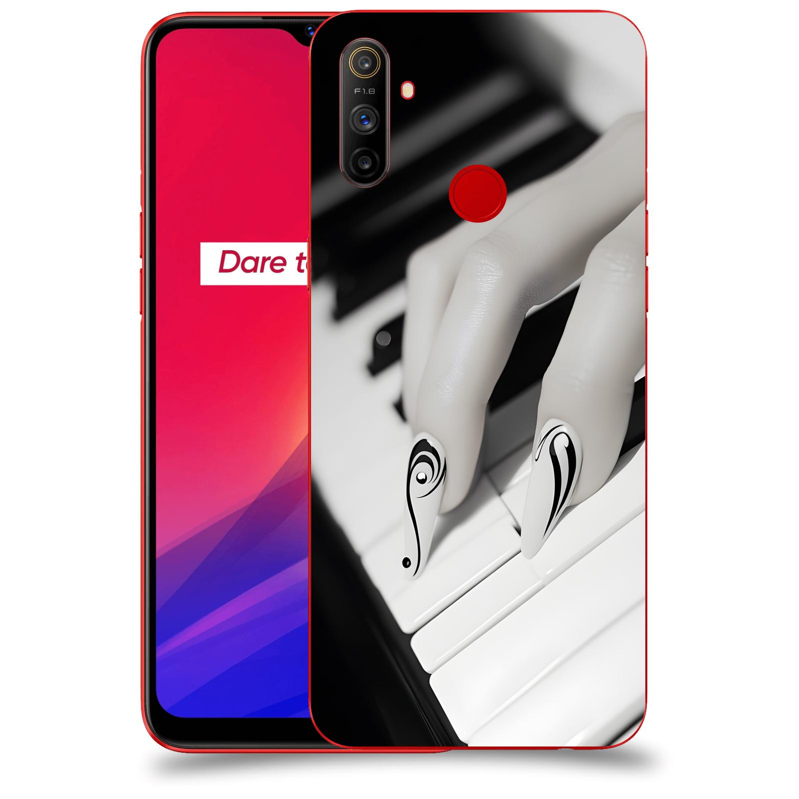 ACOVER Kryt na mobil Realme C3 - Piano
