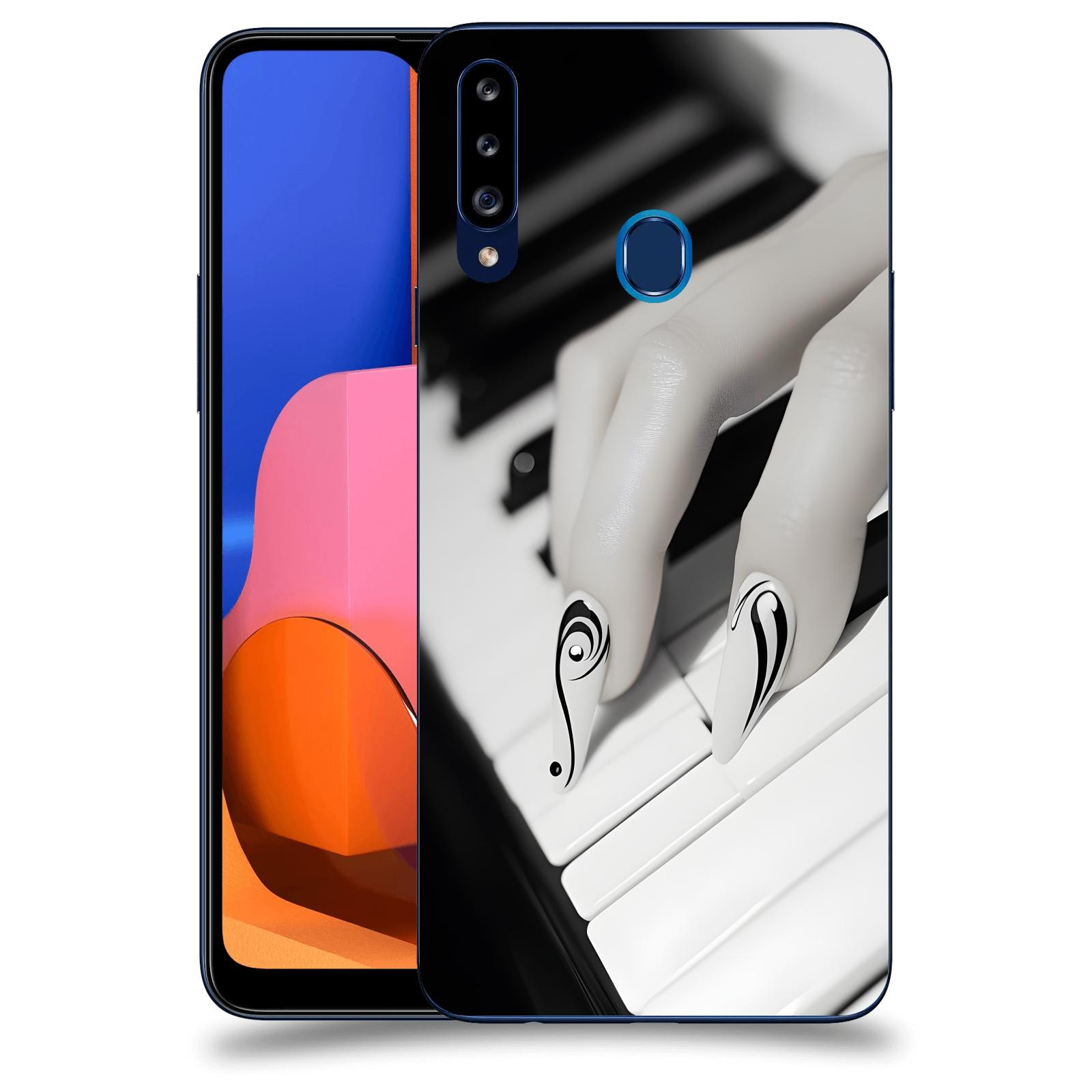 ACOVER Kryt na mobil Samsung Galaxy A20s - Piano
