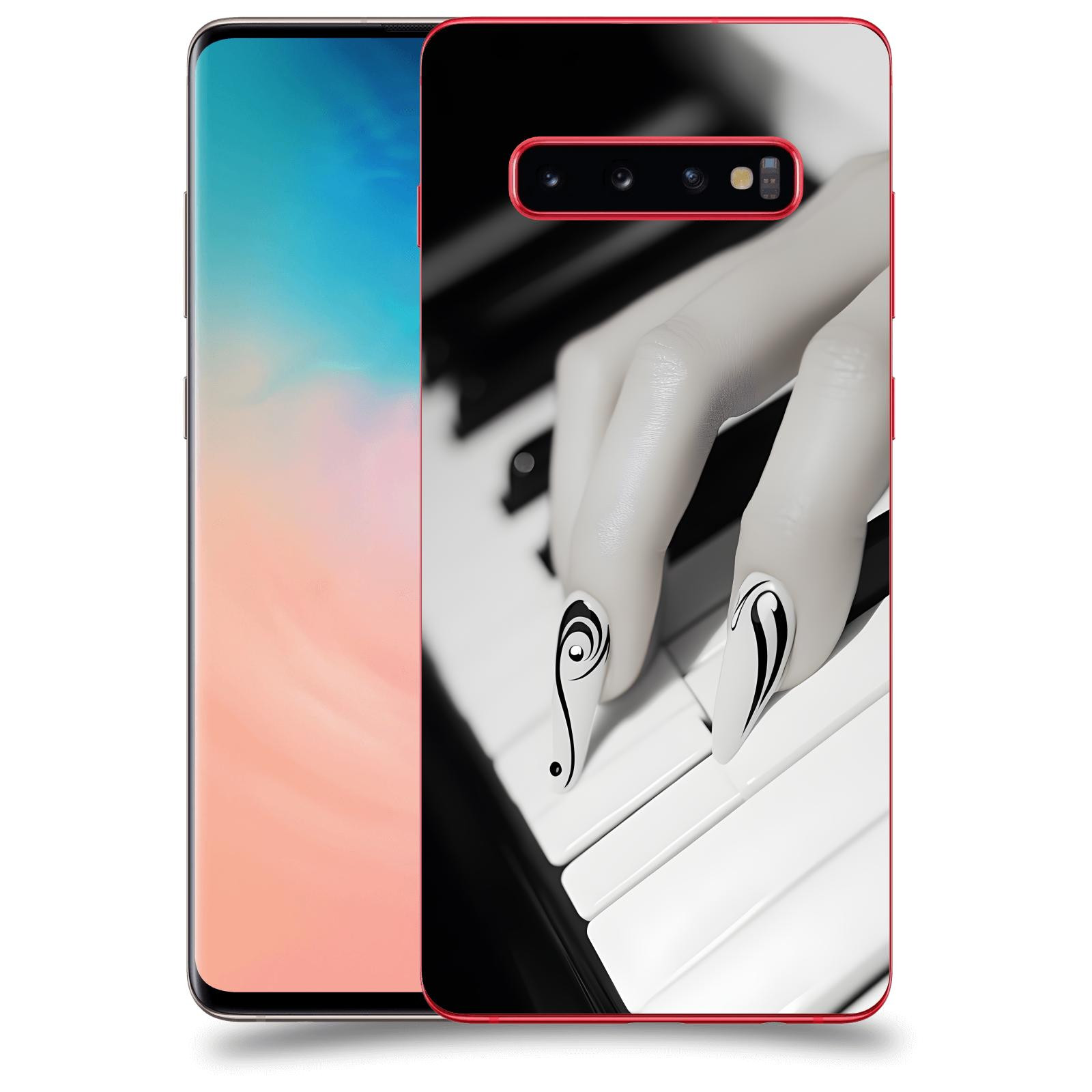 ACOVER Kryt na mobil Samsung Galaxy S10 Plus G975 - Piano