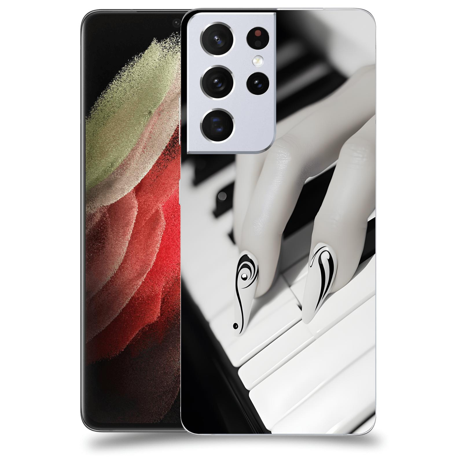 ACOVER Kryt na mobil Samsung Galaxy S21 Ultra 5G G998B - Piano