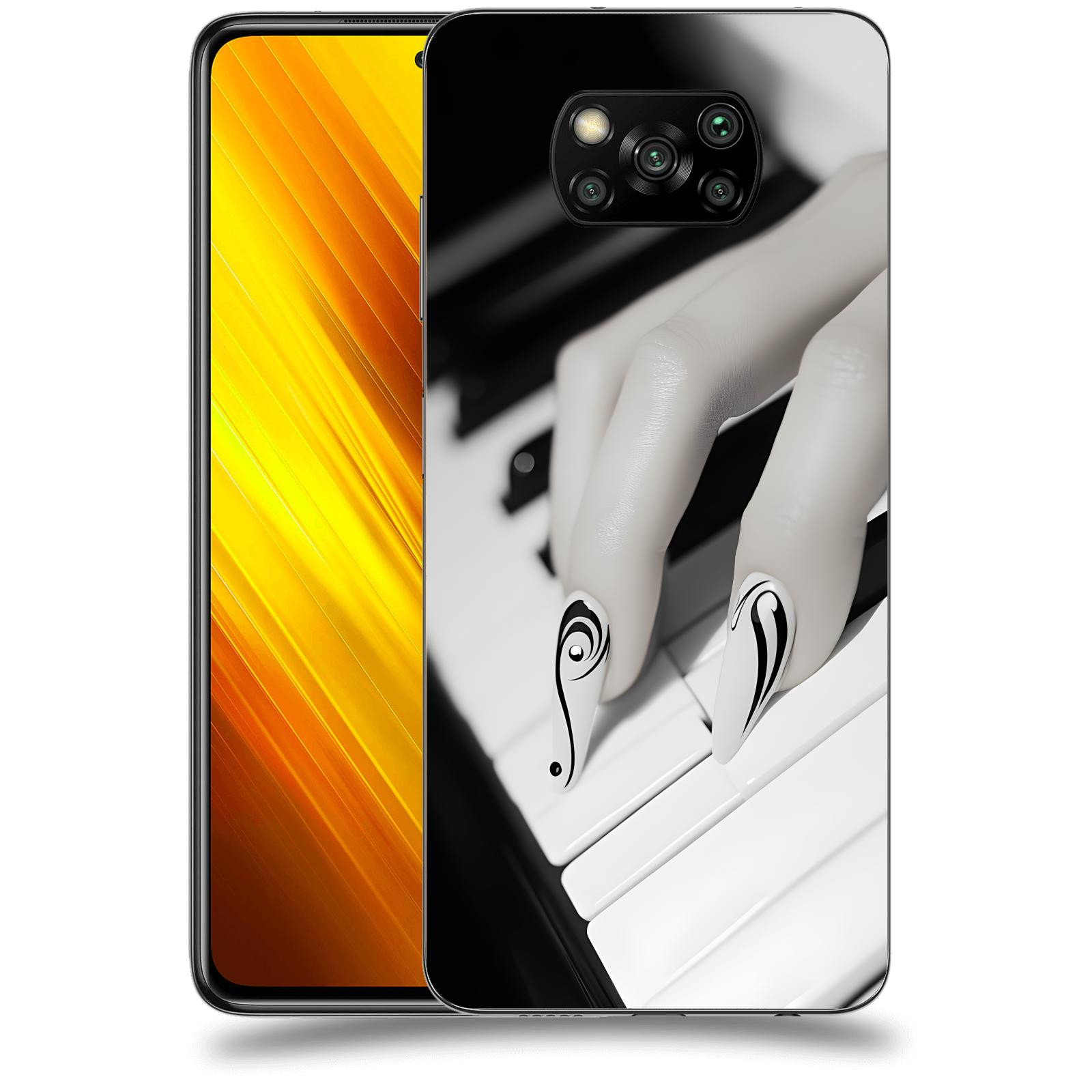 ACOVER Kryt na mobil Xiaomi Poco X3 - Piano