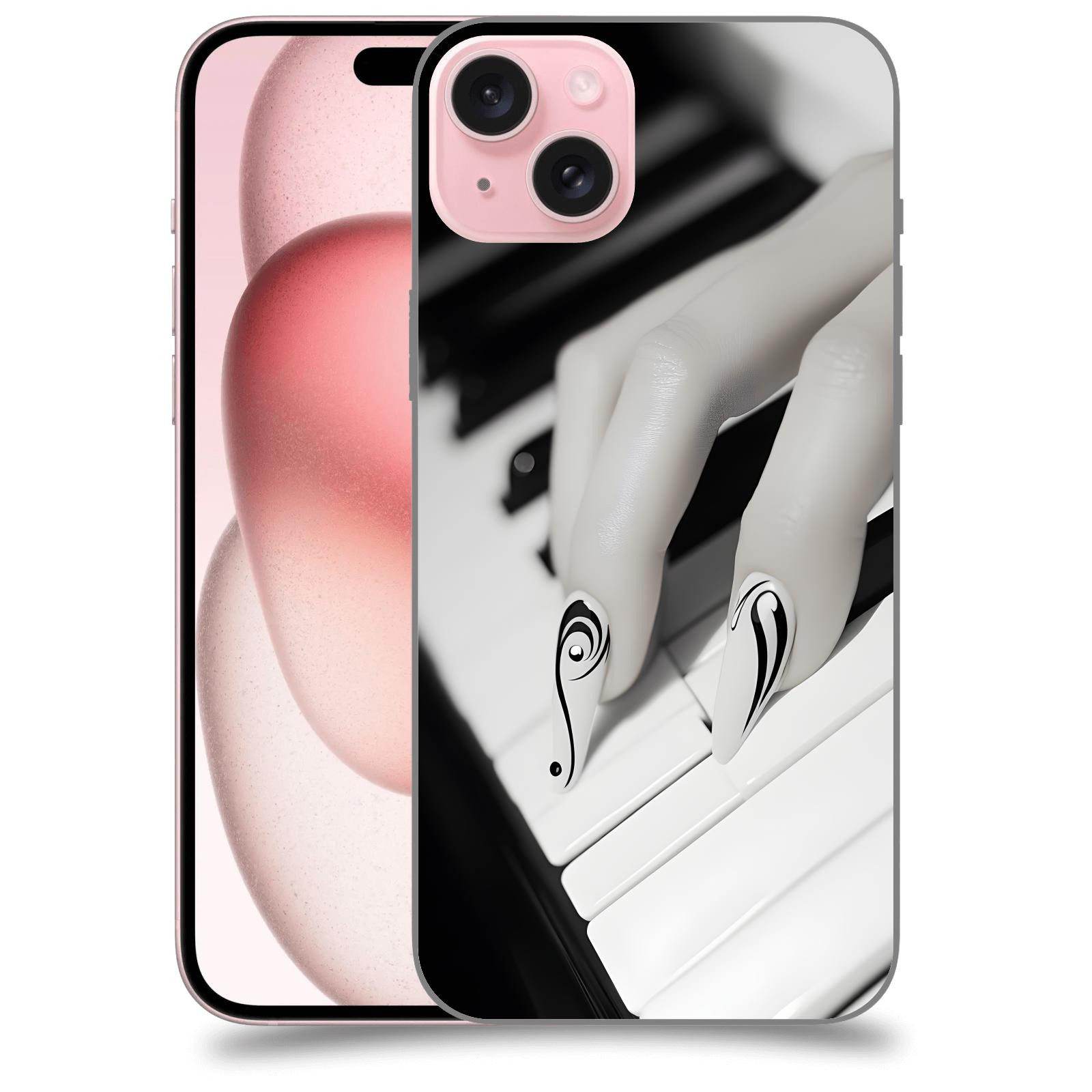 ACOVER Kryt na mobil Apple iPhone 15 plus - Piano