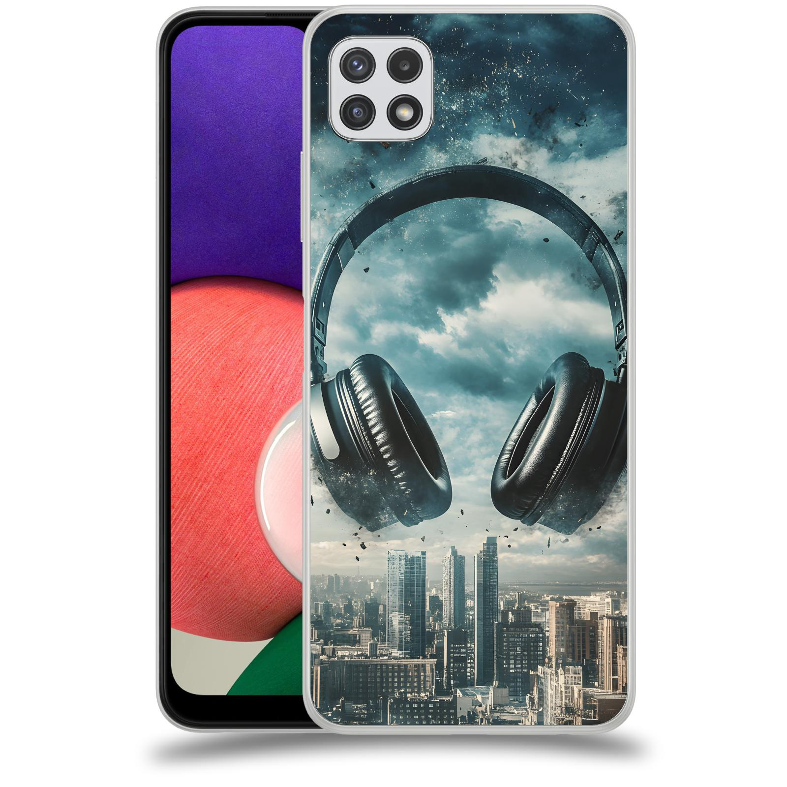 ACOVER Kryt na mobil Samsung Galaxy A22 A225F - Sluchátka