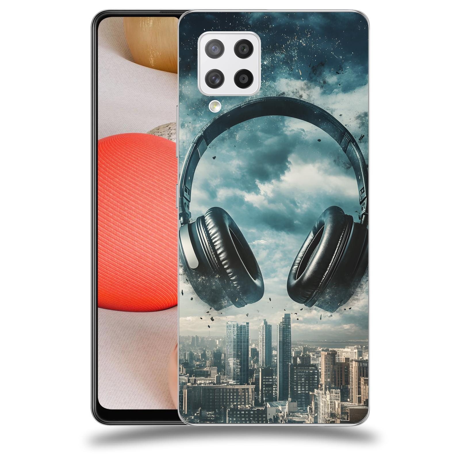 ACOVER Kryt na mobil Samsung Galaxy A42 A426B - Sluchátka