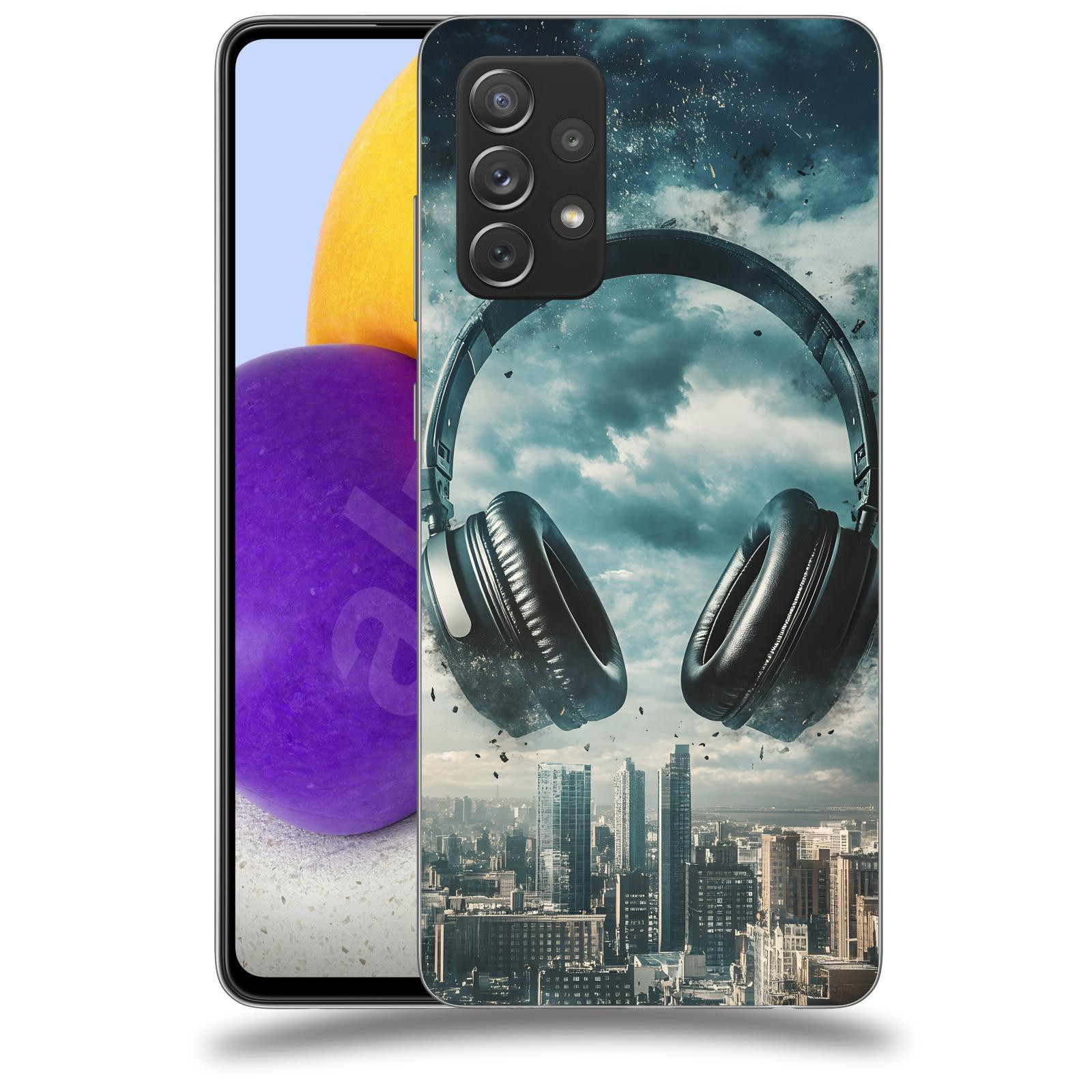 ACOVER Kryt na mobil Samsung Galaxy A73 5G - Sluchátka