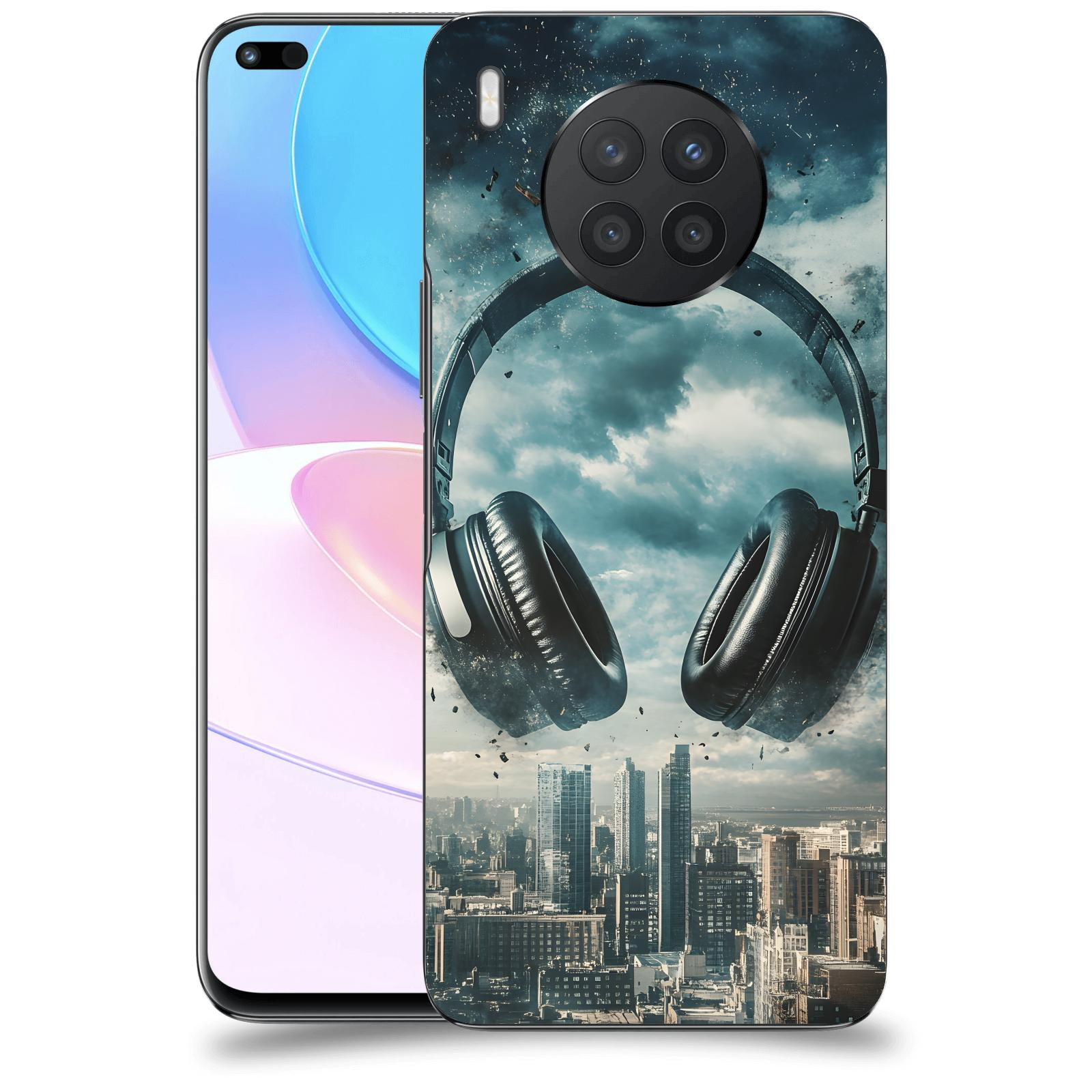 ACOVER Kryt na mobil Honor 50 Lite - Sluchátka