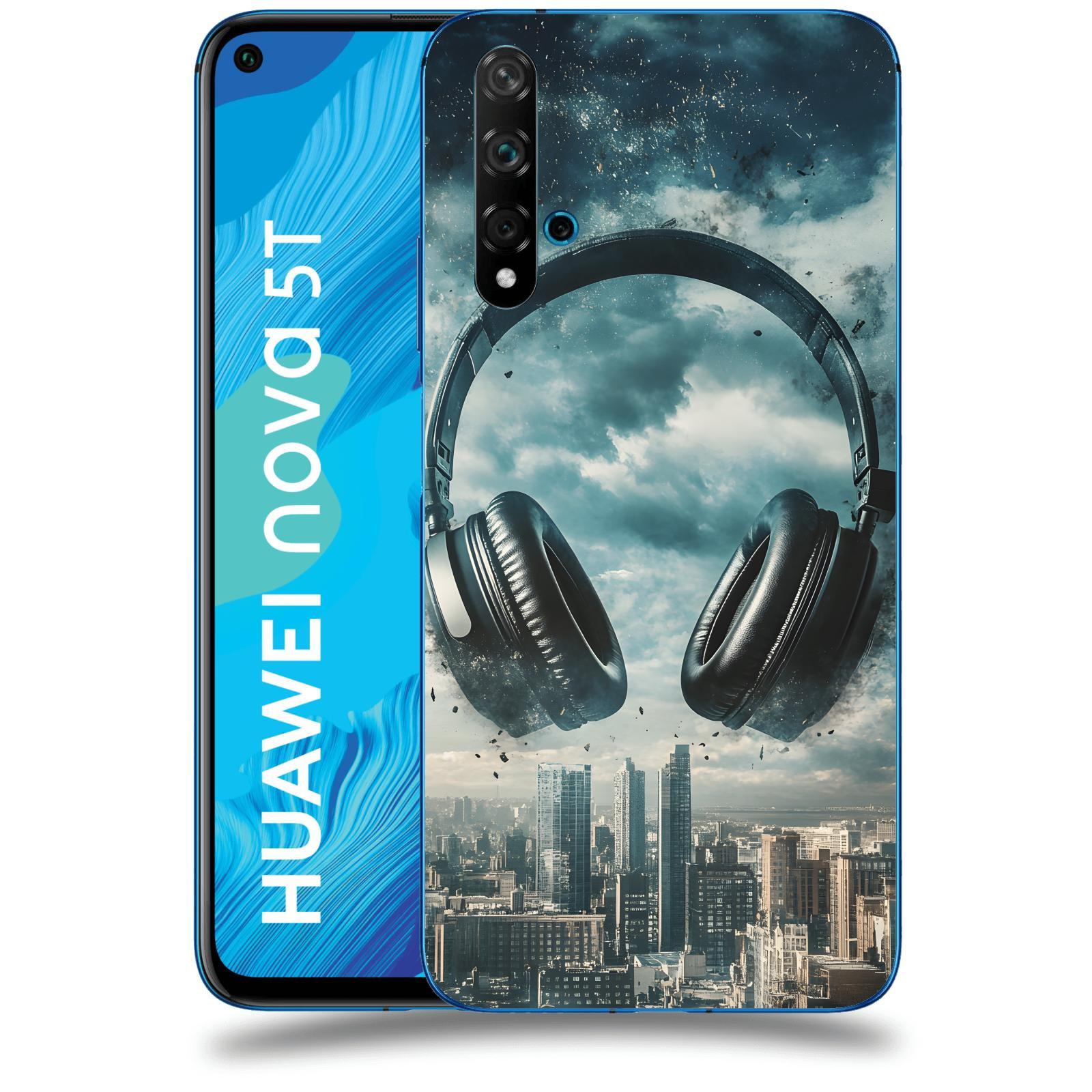 ACOVER Kryt na mobil Huawei Nova 5T - Sluchátka