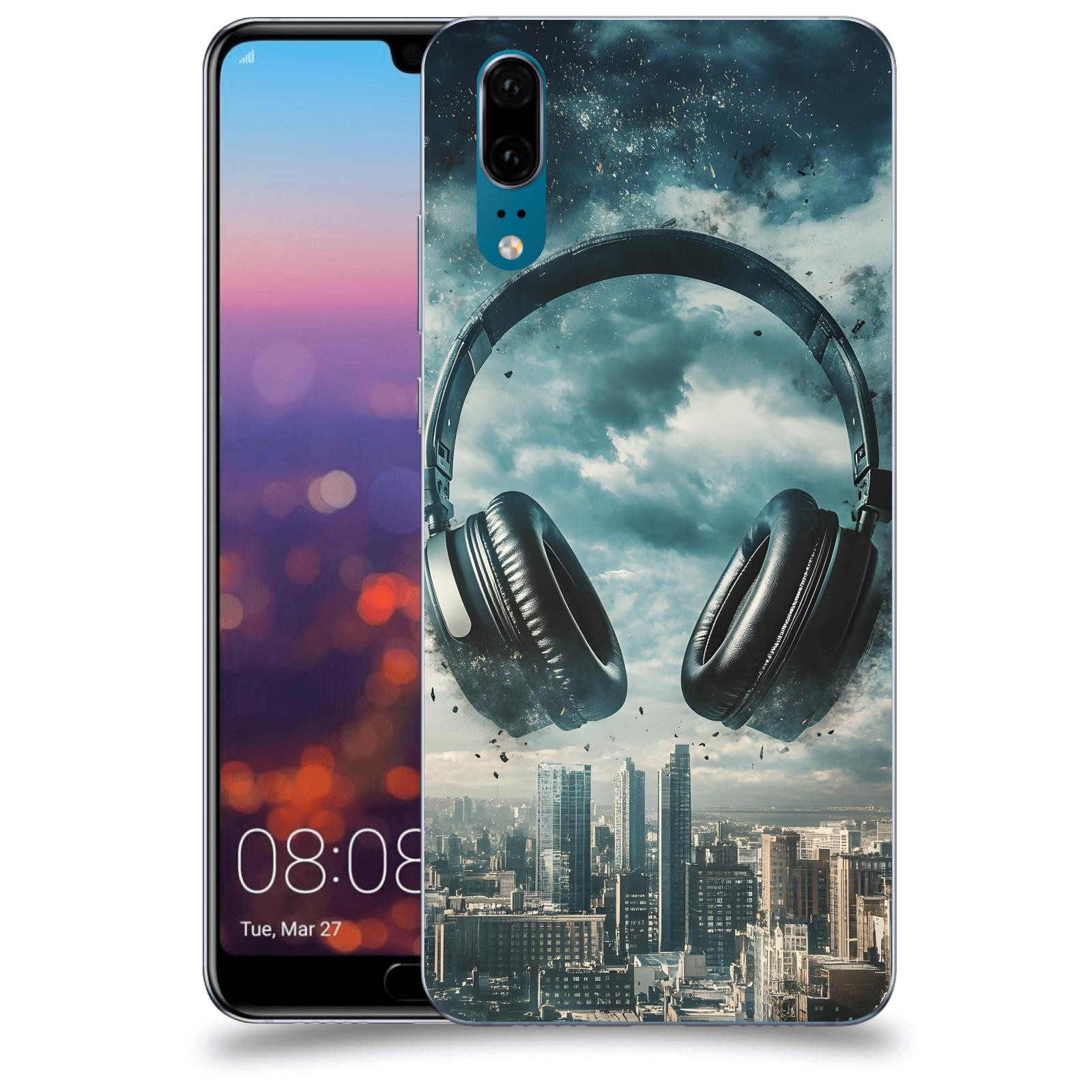 ACOVER Kryt na mobil Huawei P20 - Sluchátka