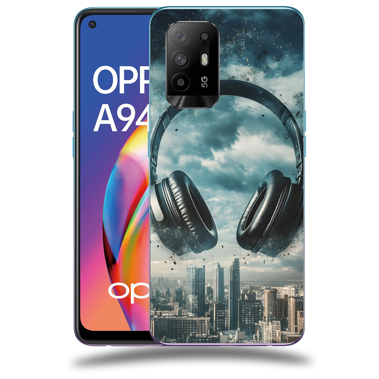 ACOVER Kryt na mobil OPPO A94 5G - Sluchátka