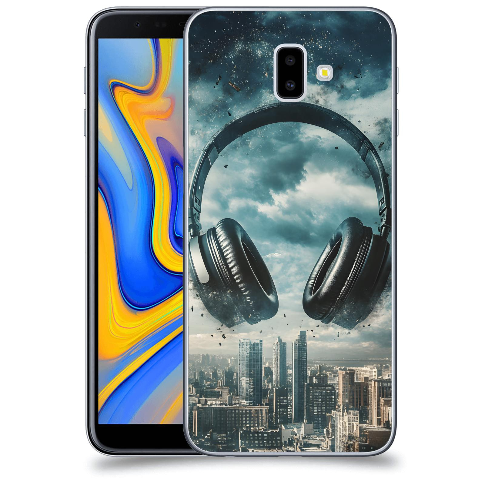 ACOVER Kryt na mobil Samsung Galaxy J6+ J610F - Sluchátka