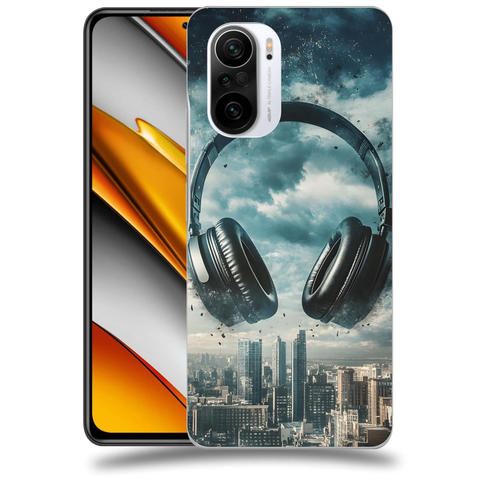 ACOVER Kryt na mobil Xiaomi Poco F3 - Sluchátka