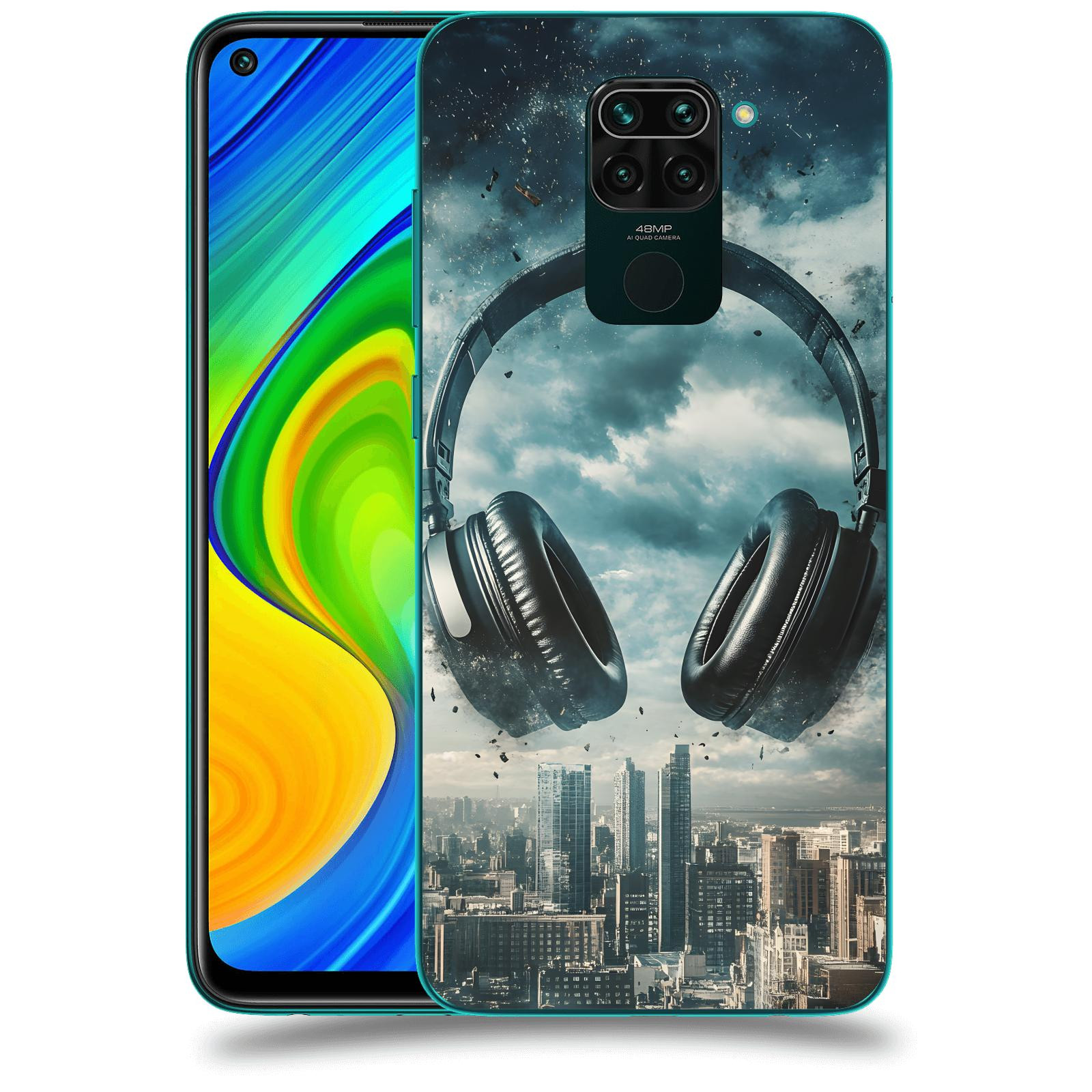 ACOVER Kryt na mobil Xiaomi Redmi Note 9 - Sluchátka