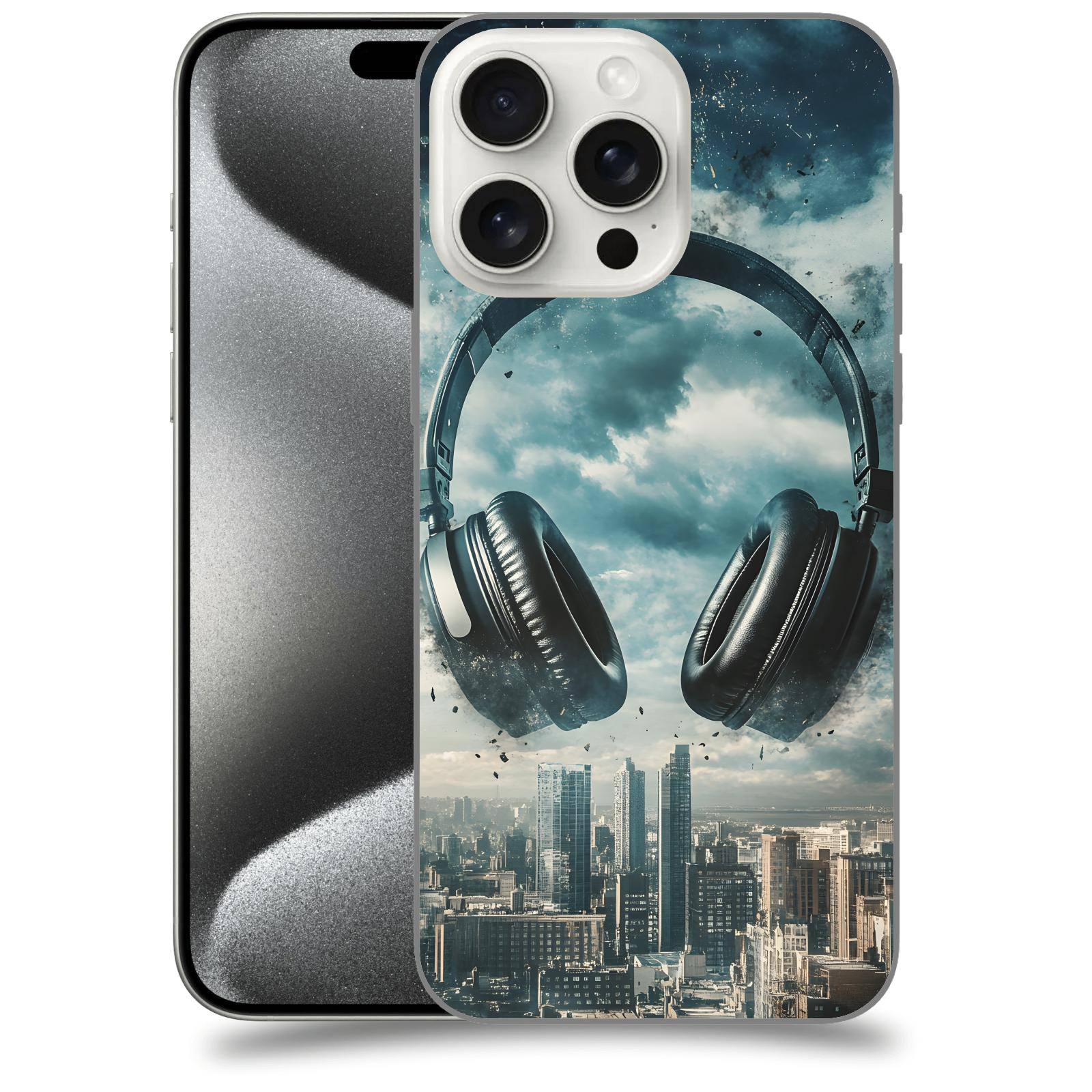 ACOVER Kryt na mobil Apple iPhone 15 pro max - Sluchátka
