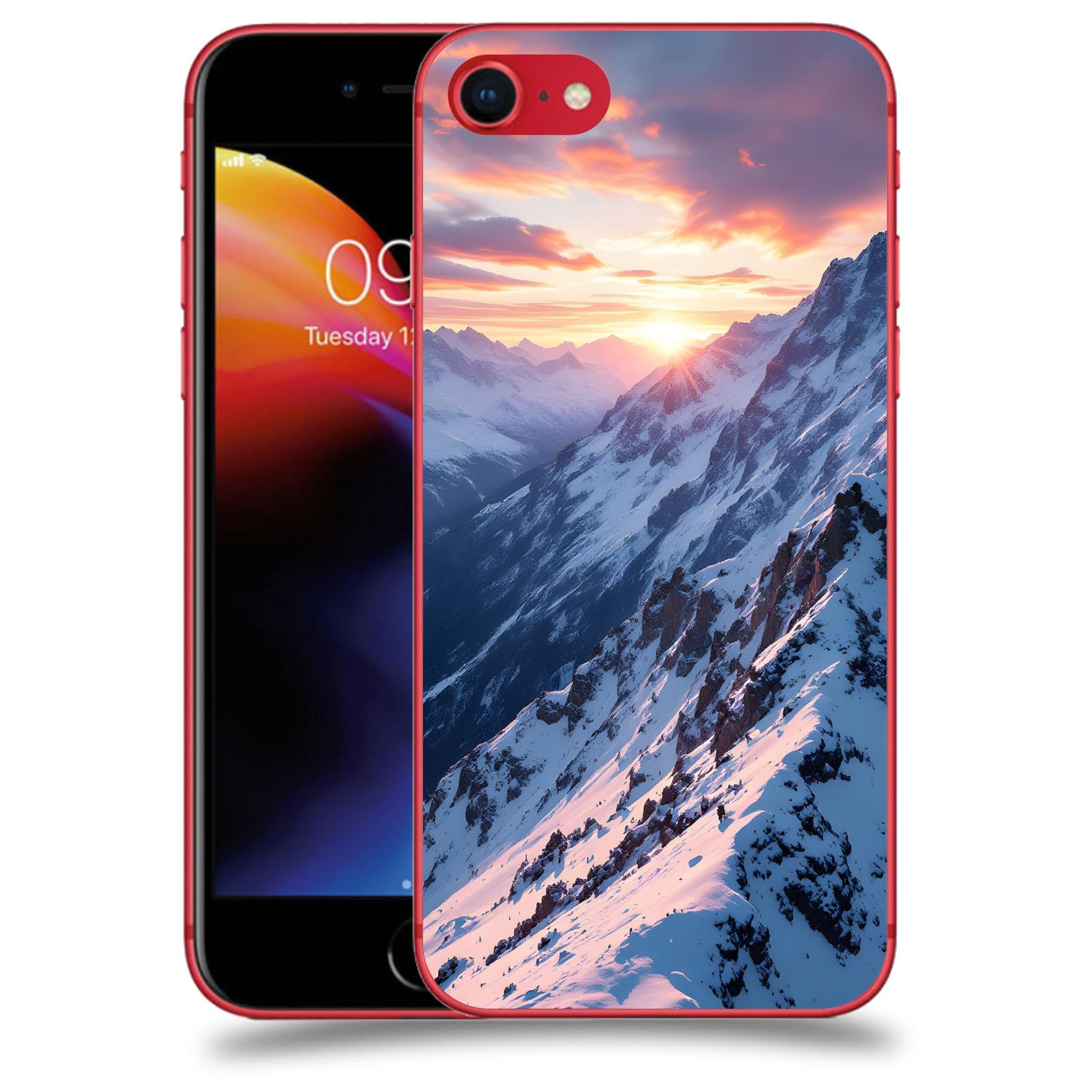 ACOVER Kryt na mobil Apple iPhone 8 - Hory