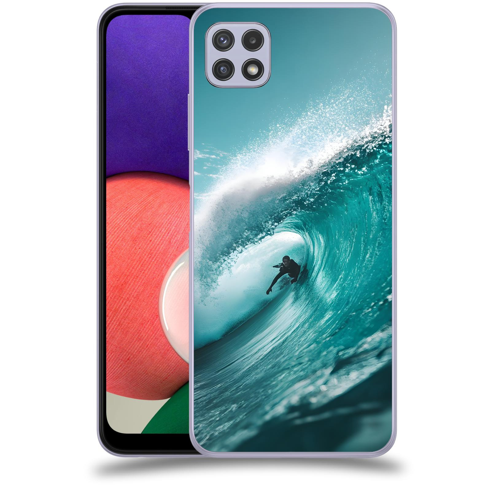 ACOVER Kryt na mobil Samsung Galaxy A22 5G A226B - Vlna