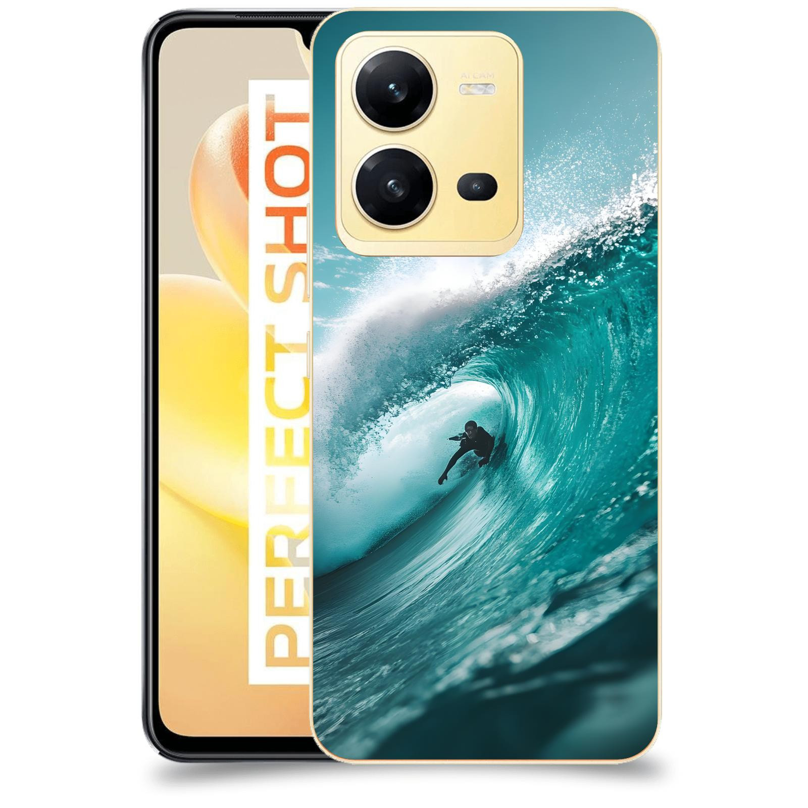 ACOVER Kryt na mobil Vivo X80 Lite - Vlna