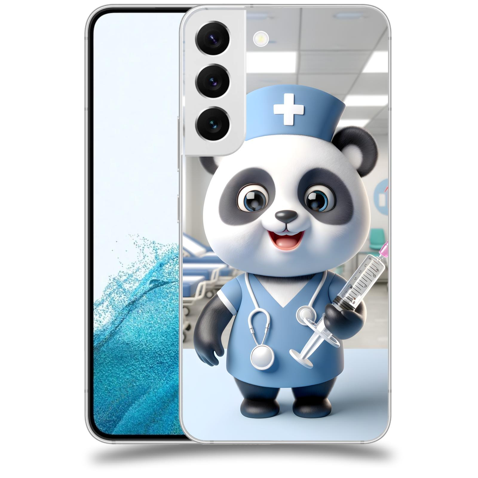 ACOVER Kryt na mobil Samsung Galaxy S22 5G - Panda doktor 2