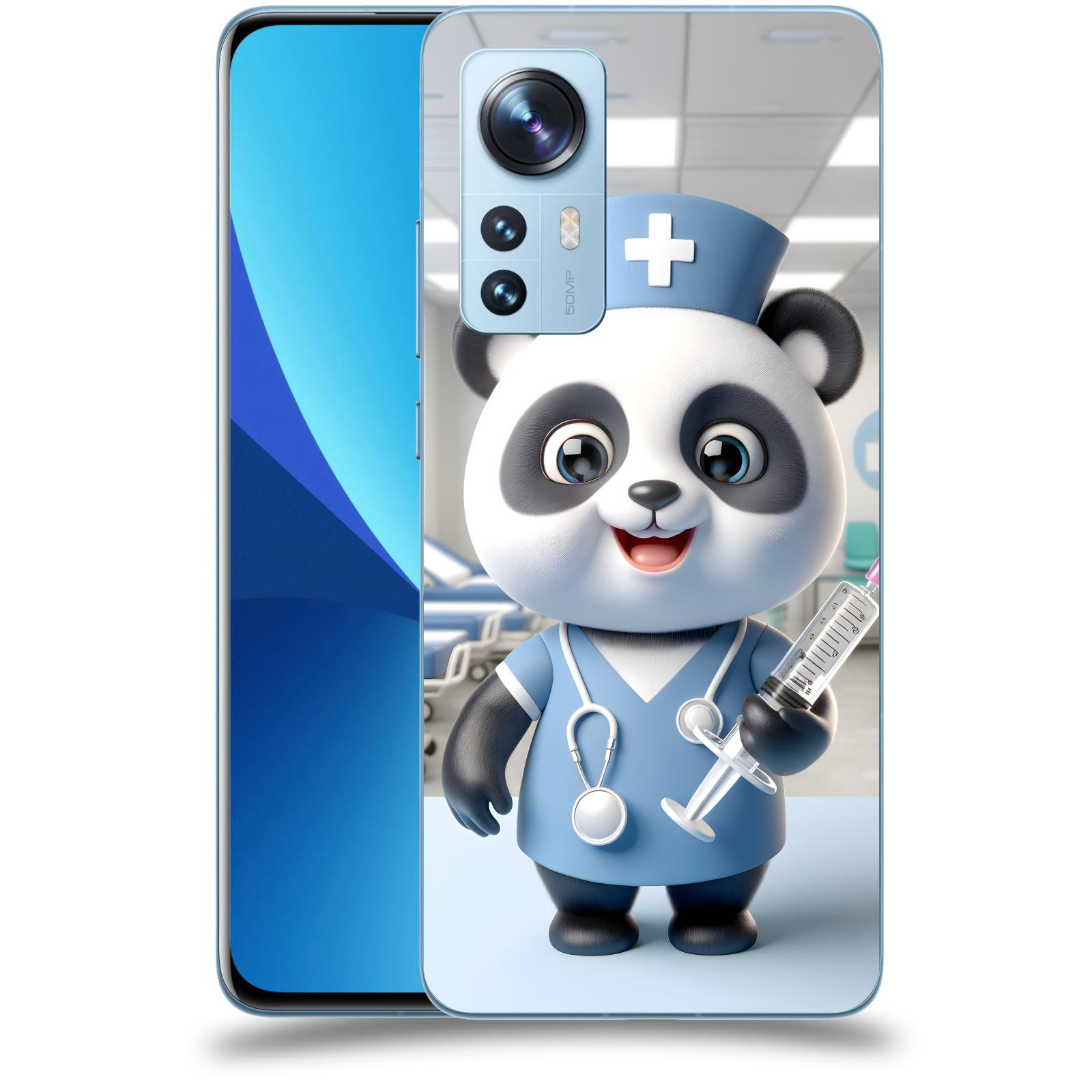ACOVER Kryt na mobil Xiaomi 12 - Panda doktor 2