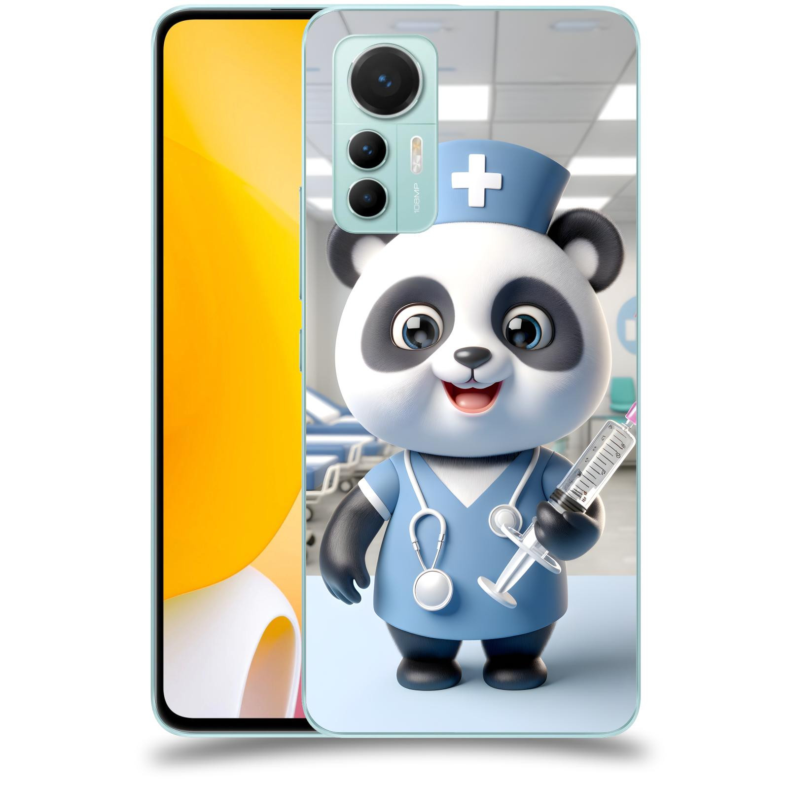ACOVER Kryt na mobil Xiaomi 12 Lite - Panda doktor 2