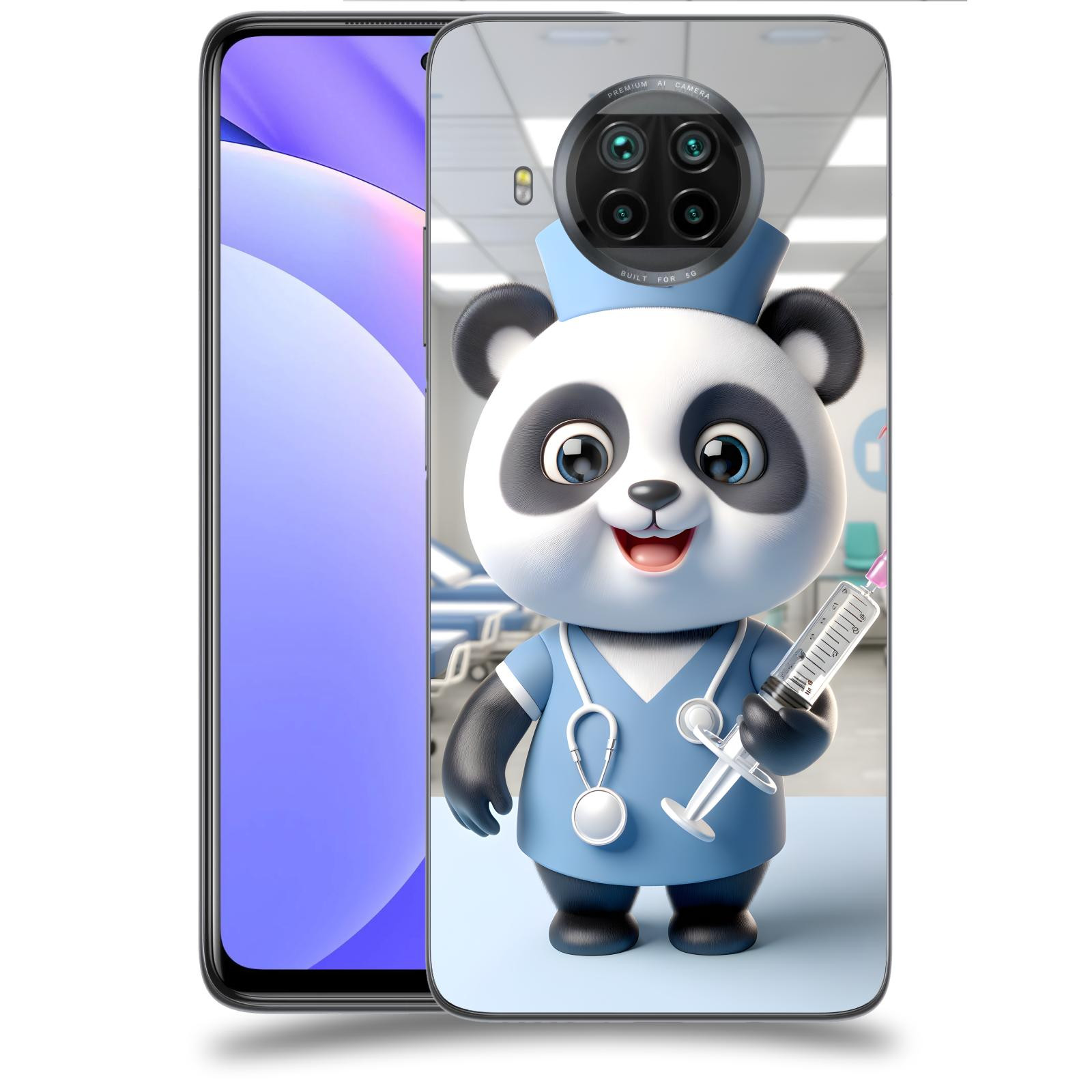 ACOVER Kryt na mobil Xiaomi Mi 10T Lite - Panda doktor 2