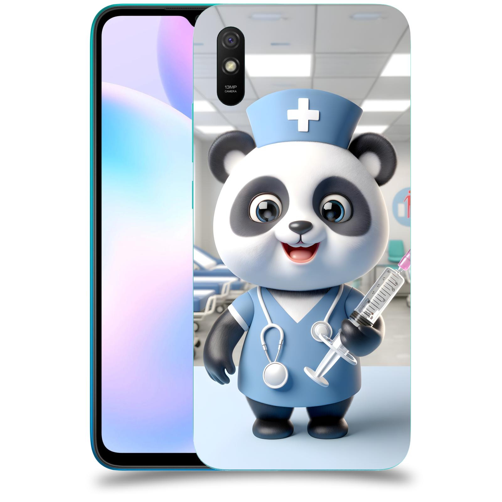 ACOVER Kryt na mobil Xiaomi Redmi 9AT - Panda doktor 2