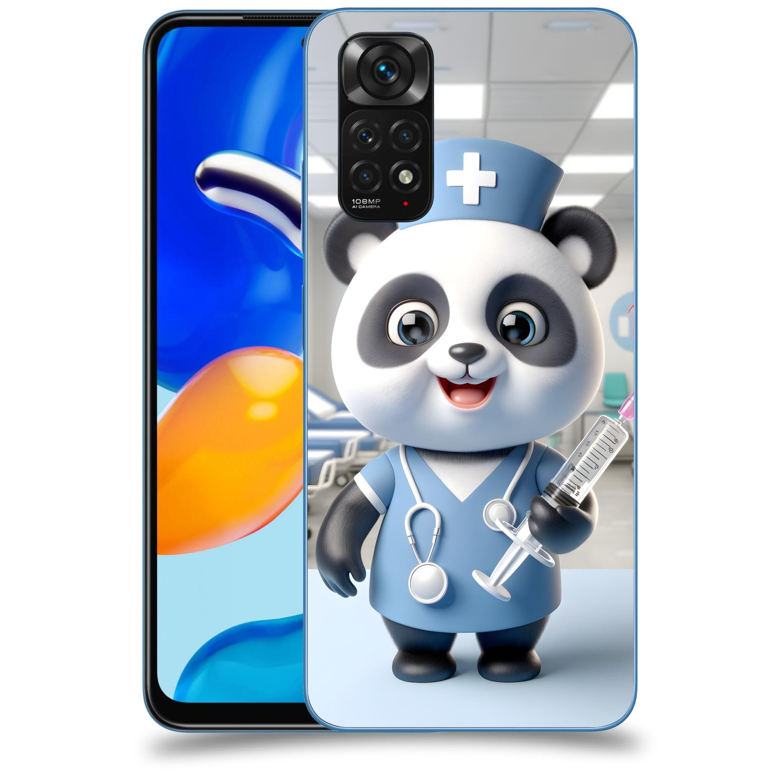 ACOVER Kryt na mobil Xiaomi Redmi Note 11S - Panda doktor 2