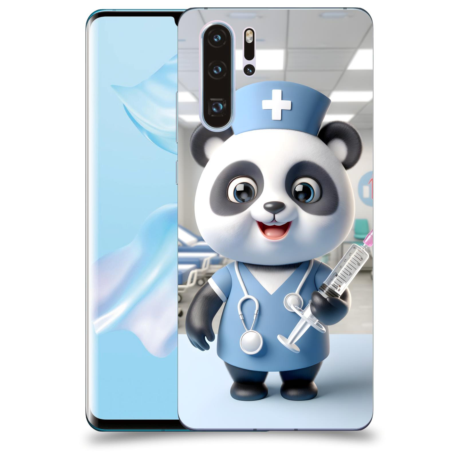 ACOVER Kryt na mobil Huawei P30 - Panda doktor 2